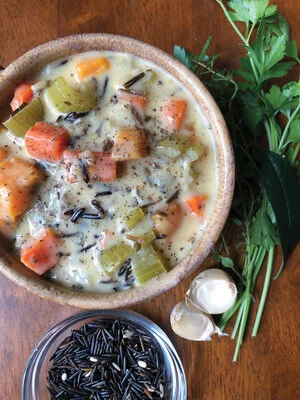 Autumn Wild Rice &amp; Veggie Soup