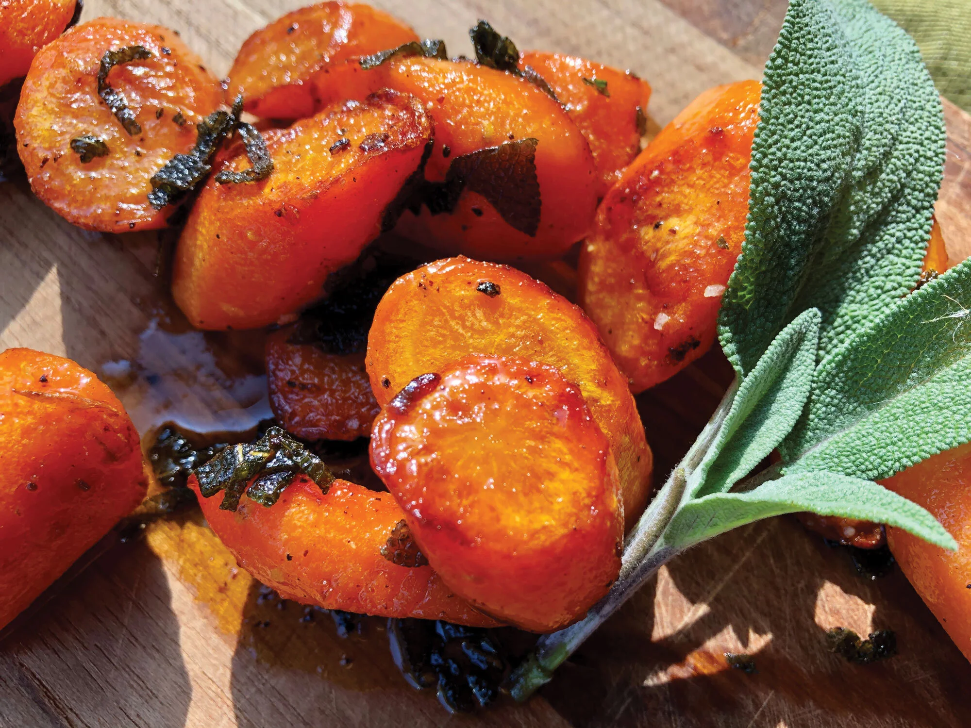 Sage Butter Carrots