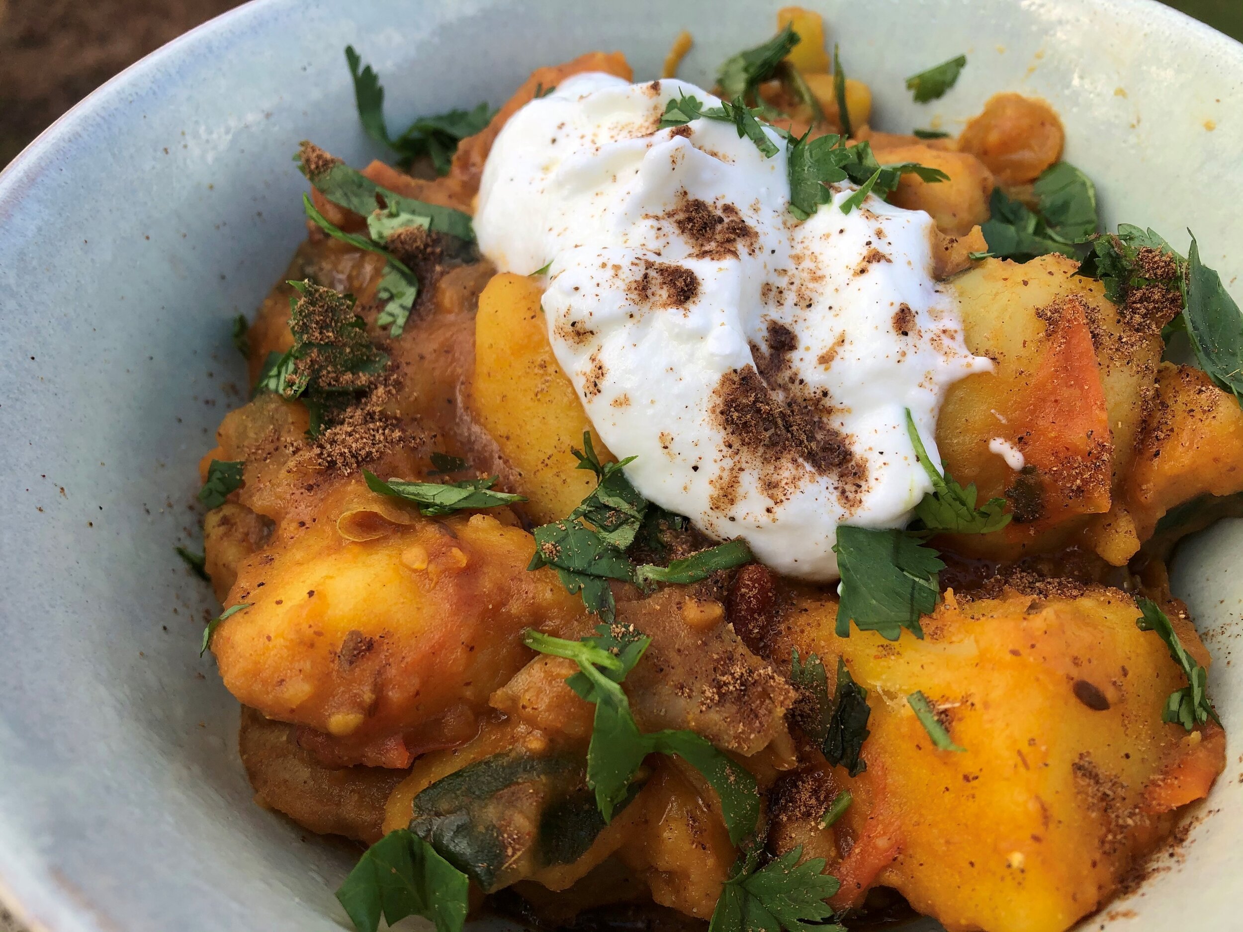 Indian Curried Potatoes