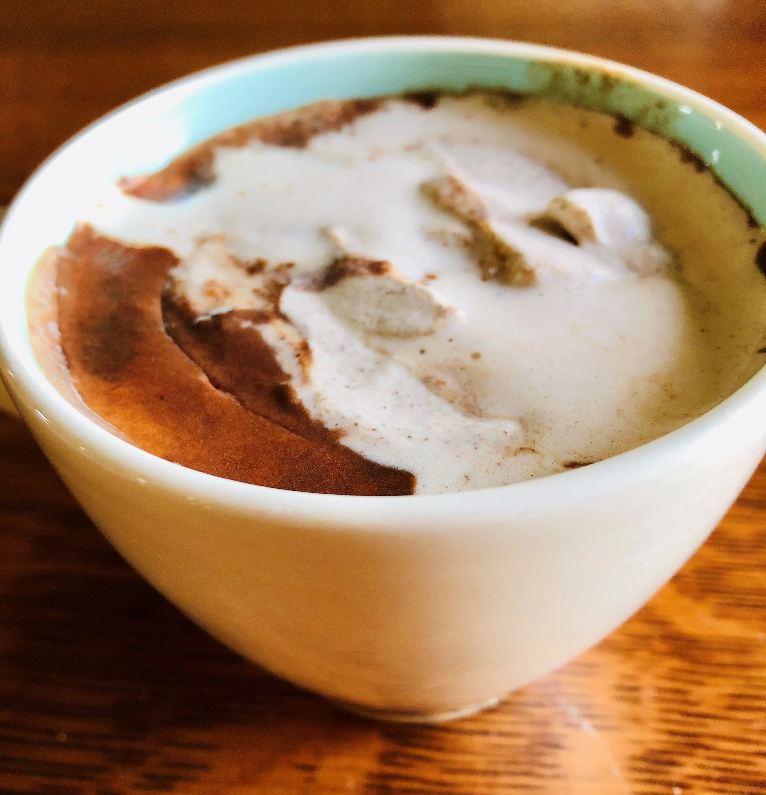 Hot Cocoa with Cinnamon Whipped Cream