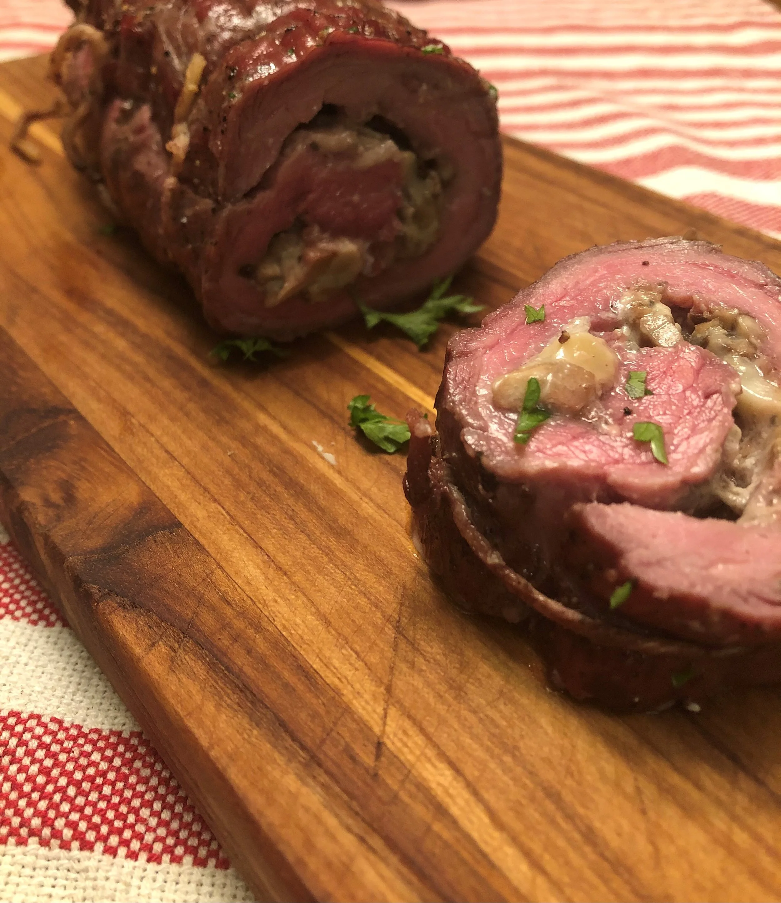 Beef and Bleu Pinwheels