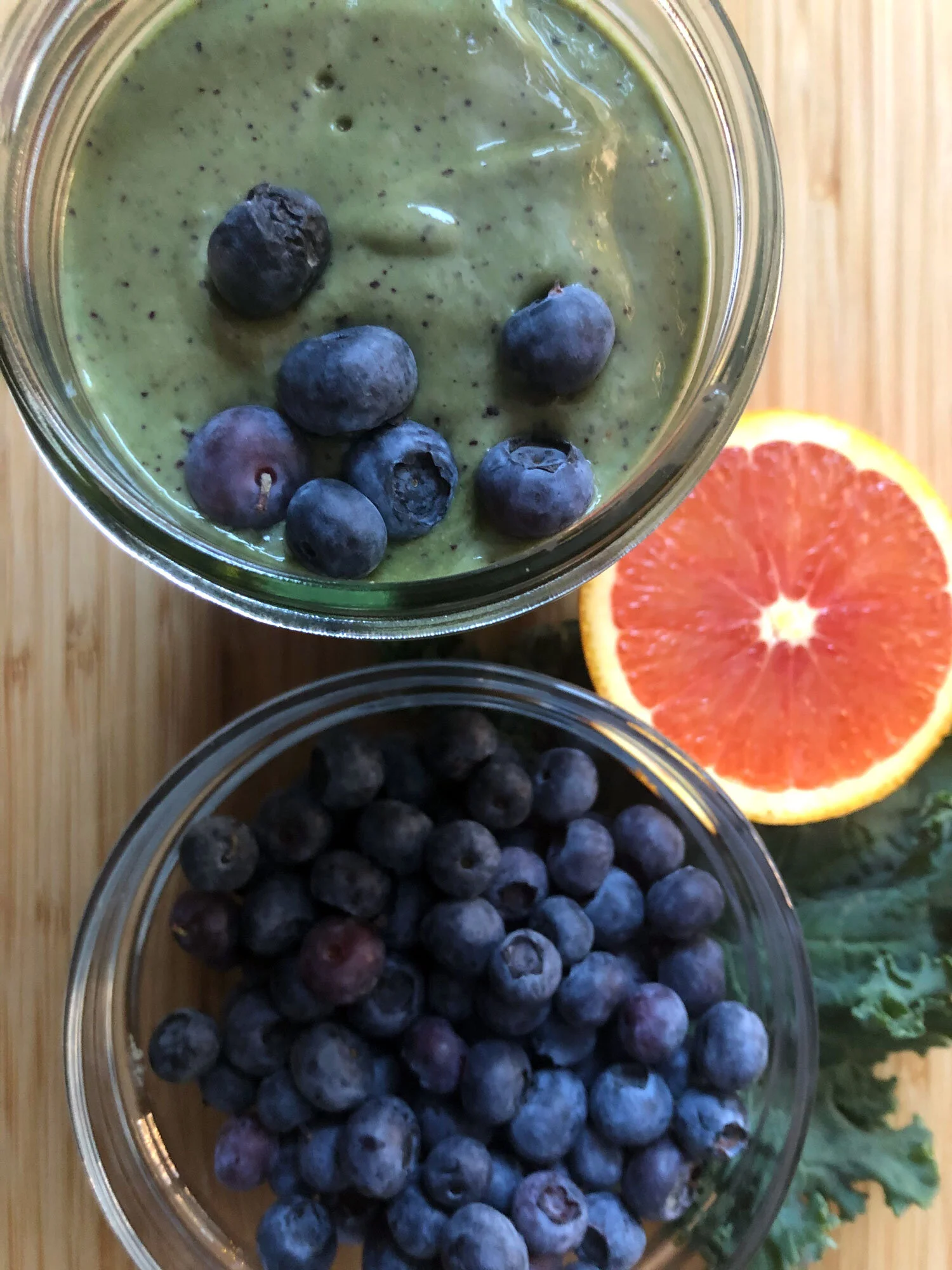 Kale and Blueberry Smoothie