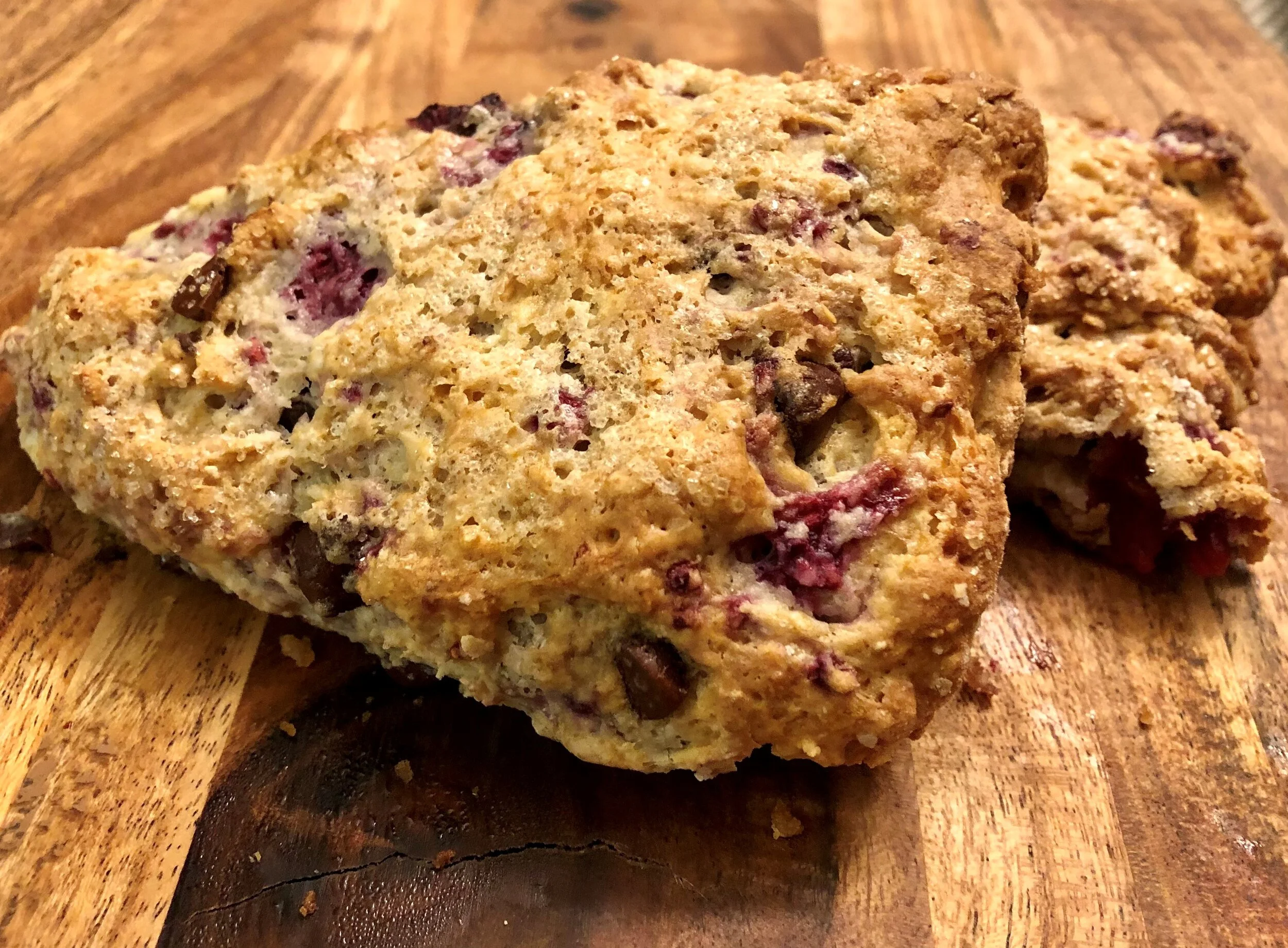 Chocolate Raspberry Scones