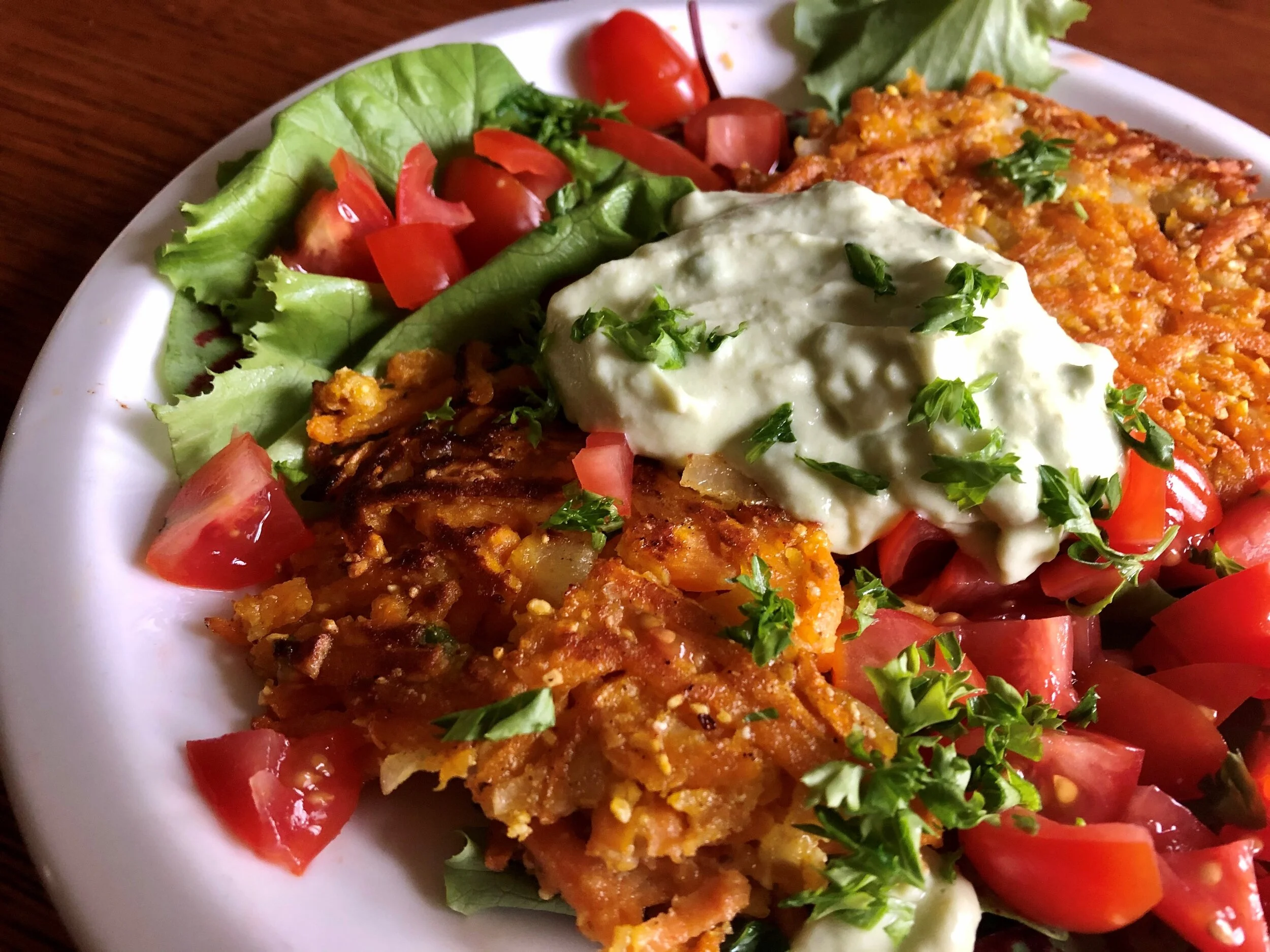 Sweet Potato Fritters