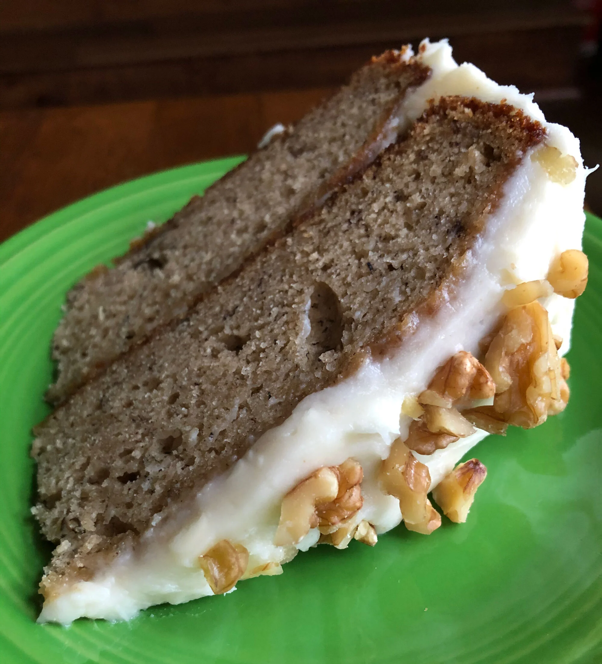 Banana Cake with Maple Cream Cheese Frosting