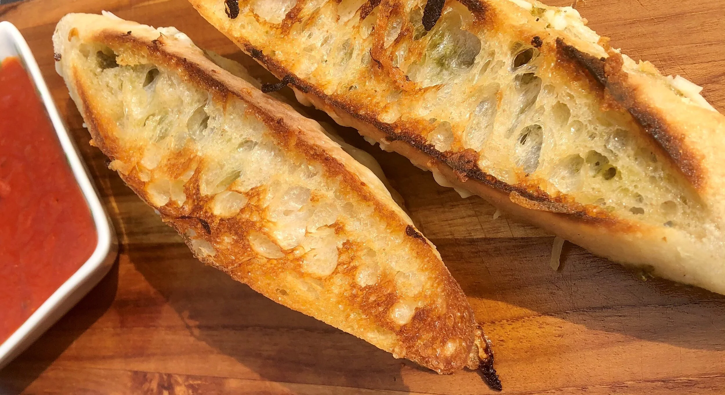 Italian Grilled Cheese Sticks