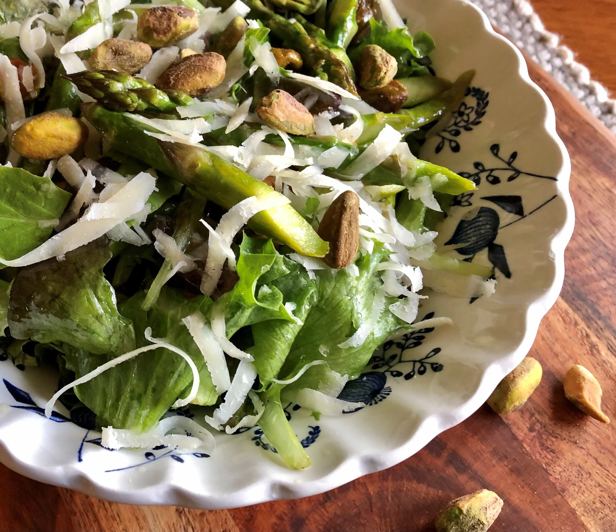 Pistachio Asparagus Salad