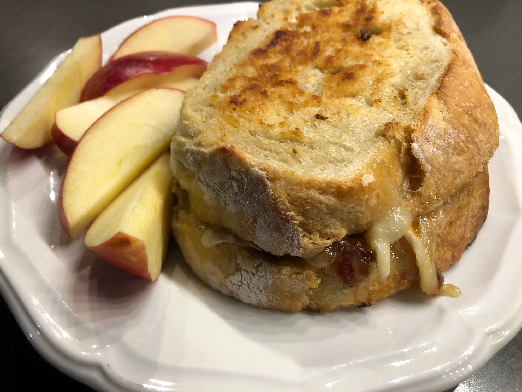 Brie and Fig Grilled Cheese