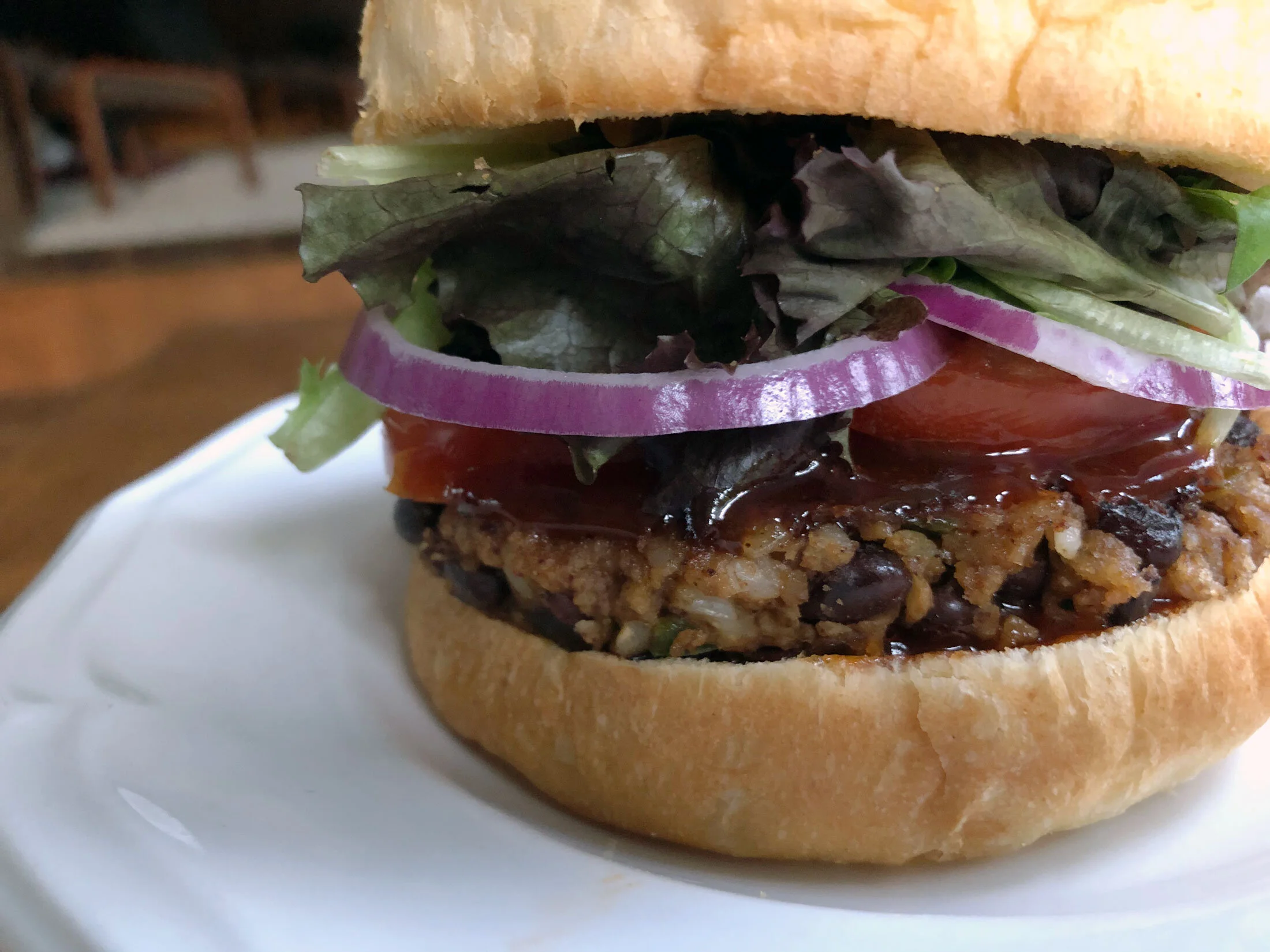 BBQ Black Bean Burger