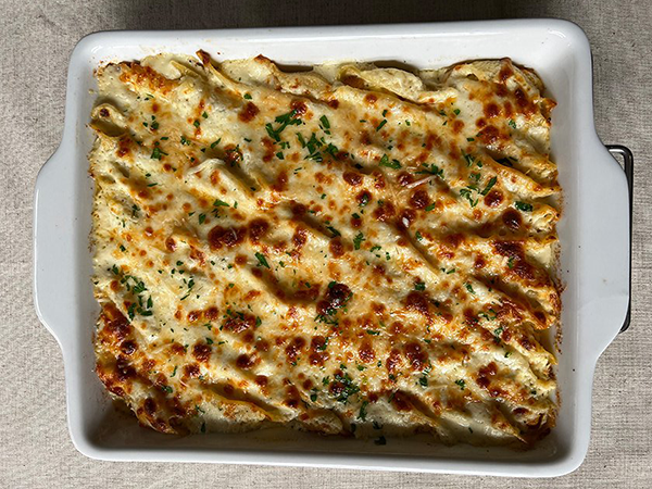 Butternut Stuffed Shells in a Sage Cream Sauce