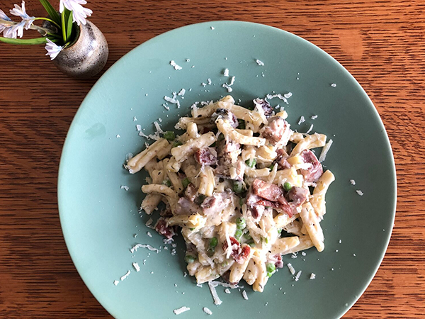 Spring Ham and Pea Pasta