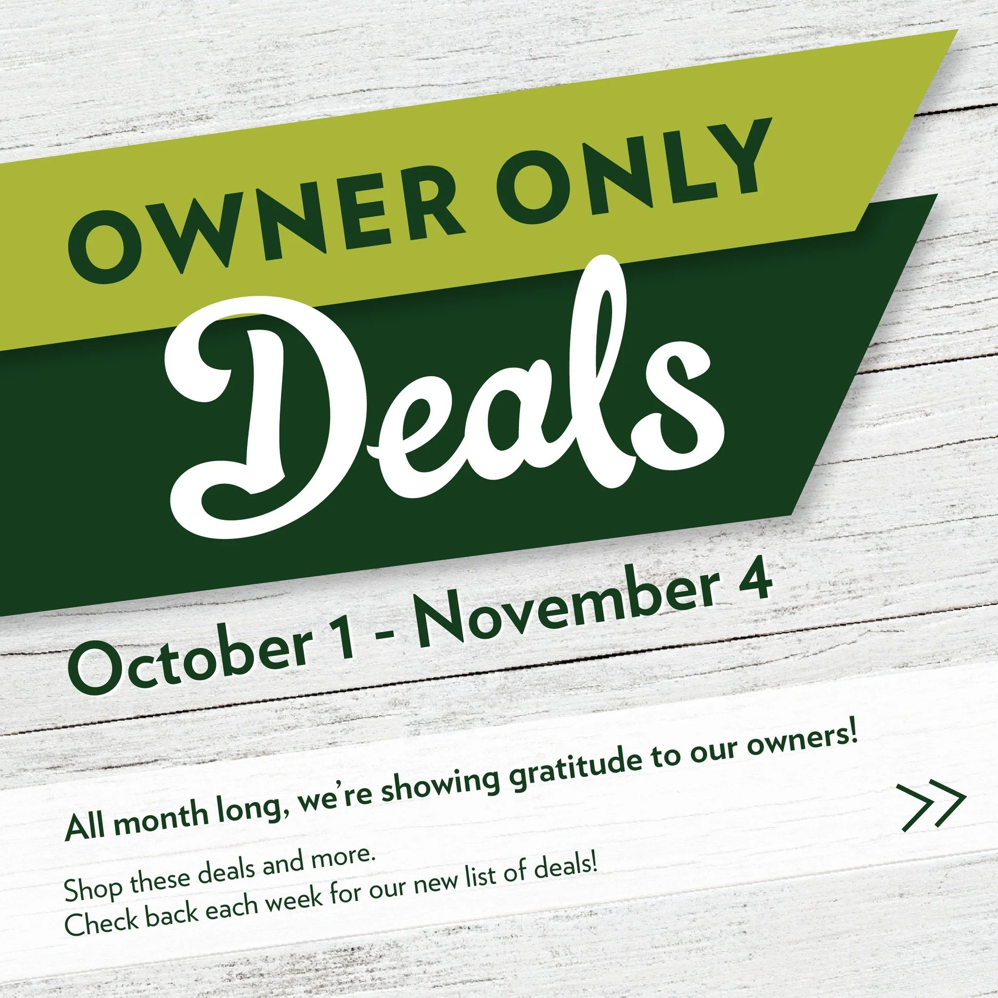 October is Co-op Month, and we&rsquo;re celebrating YOU, our members, all month long!
Enjoy exclusive weekly deals on top of our regular sales as a thank-you for being part of our Co-op community. Swipe through to see some of the amazing deals!

Not 