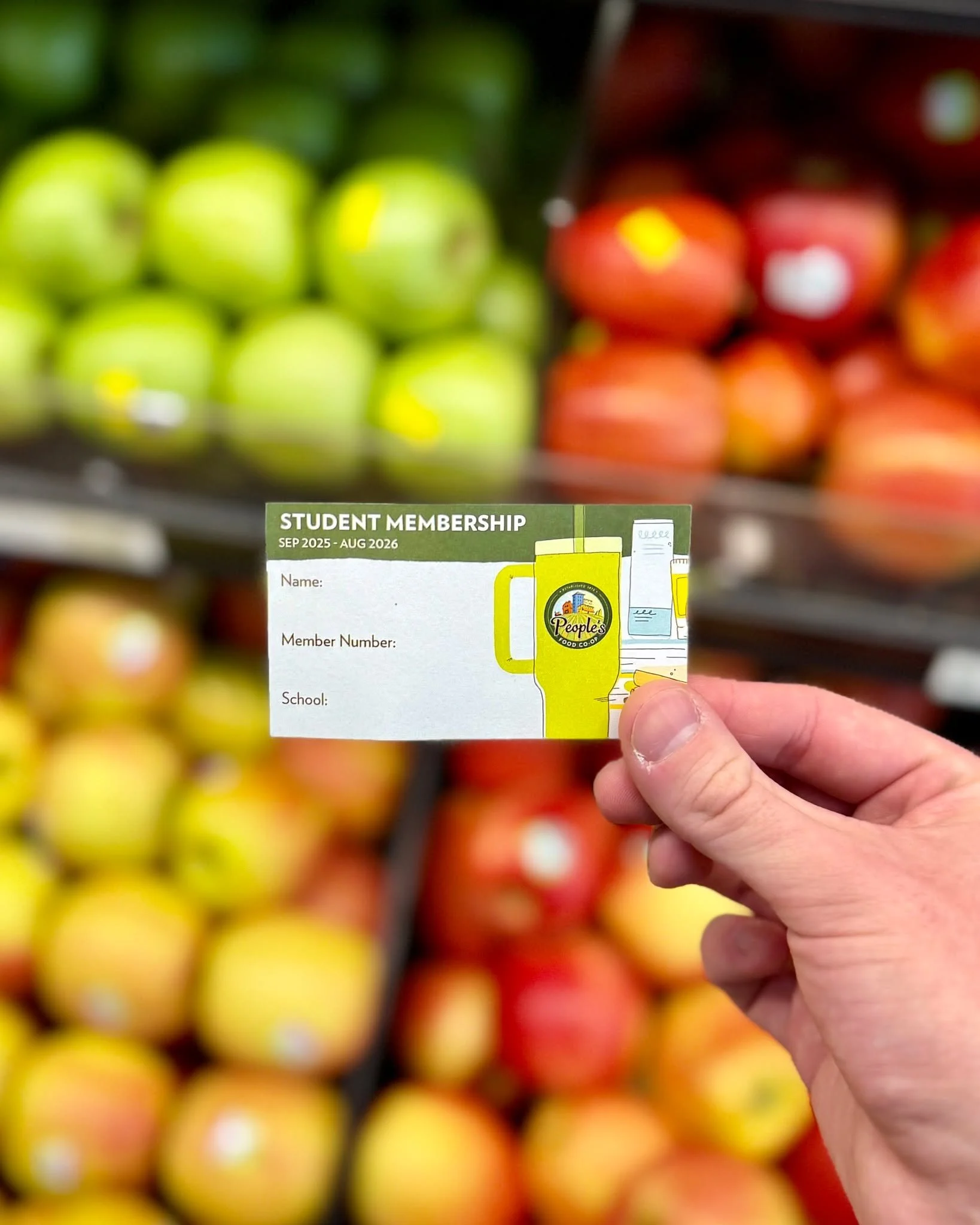 Curious how to save money on local and organic groceries as a student? 👀🥕🛒
For just $10 a year, you&rsquo;ll get access to fresh, affordable food that actually keeps you going, plus 5% off 12 shopping trips (you pick when) when you become a member
