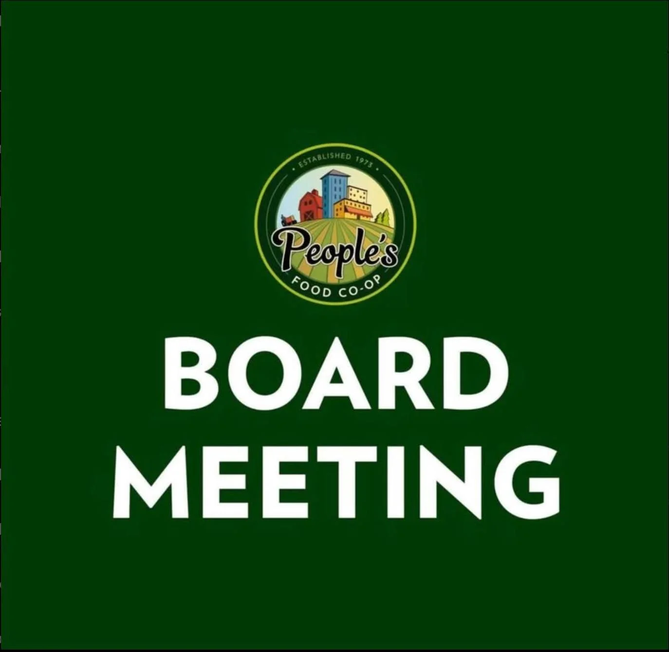 The October PFC Board Meeting will be held in-person in La Crosse and online on Thursday, October 23 at 5 PM.
To attend the meeting, please reach out to Ann Mull at ann.mull@pfc.coop.