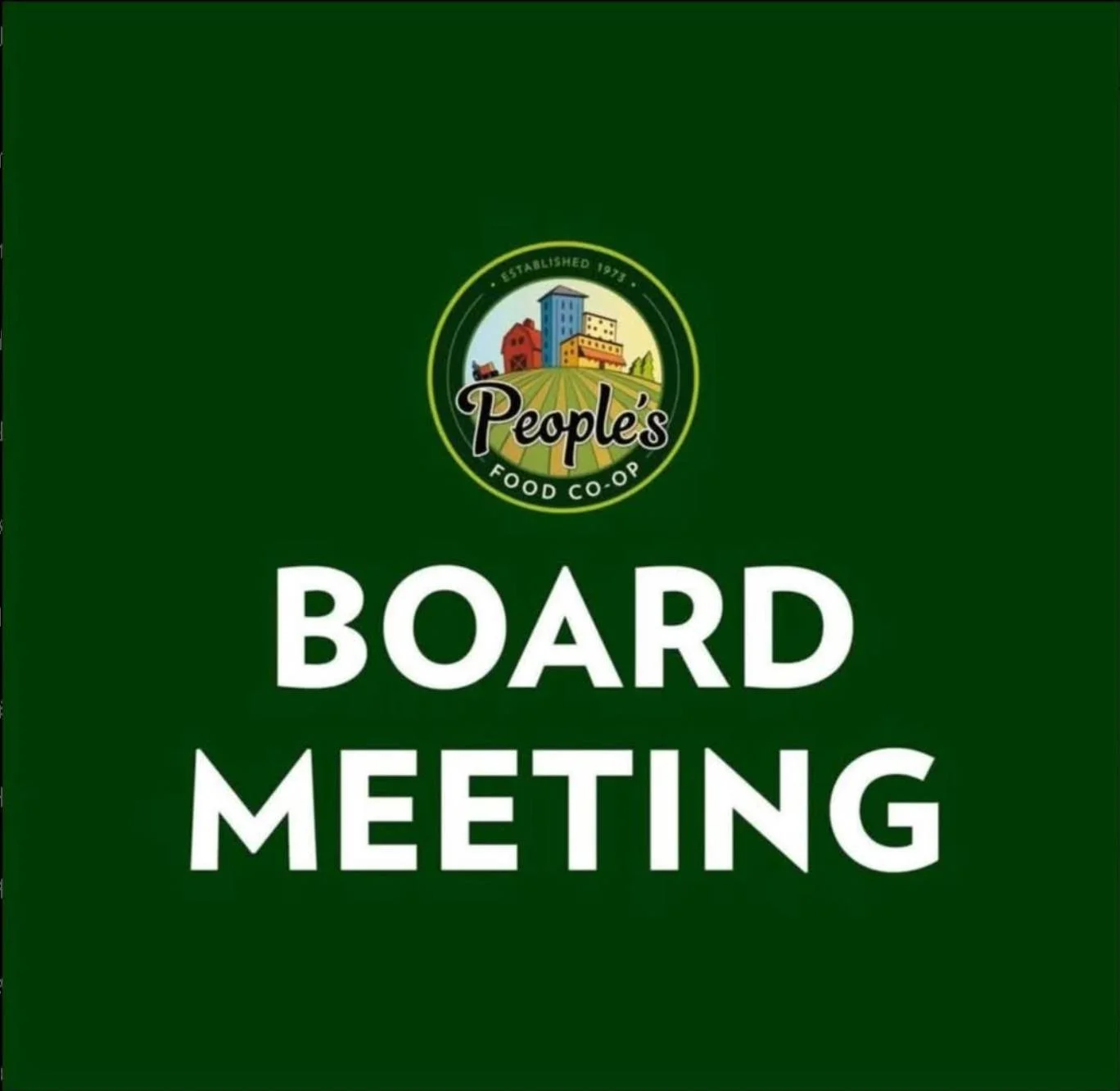 The November PFC Board Meeting will be held in-person in La Crosse and online on Thursday, November 20 at 5 PM.
 
To attend the meeting, please reach out to Ann Mull at ann.mull@pfc.coop.