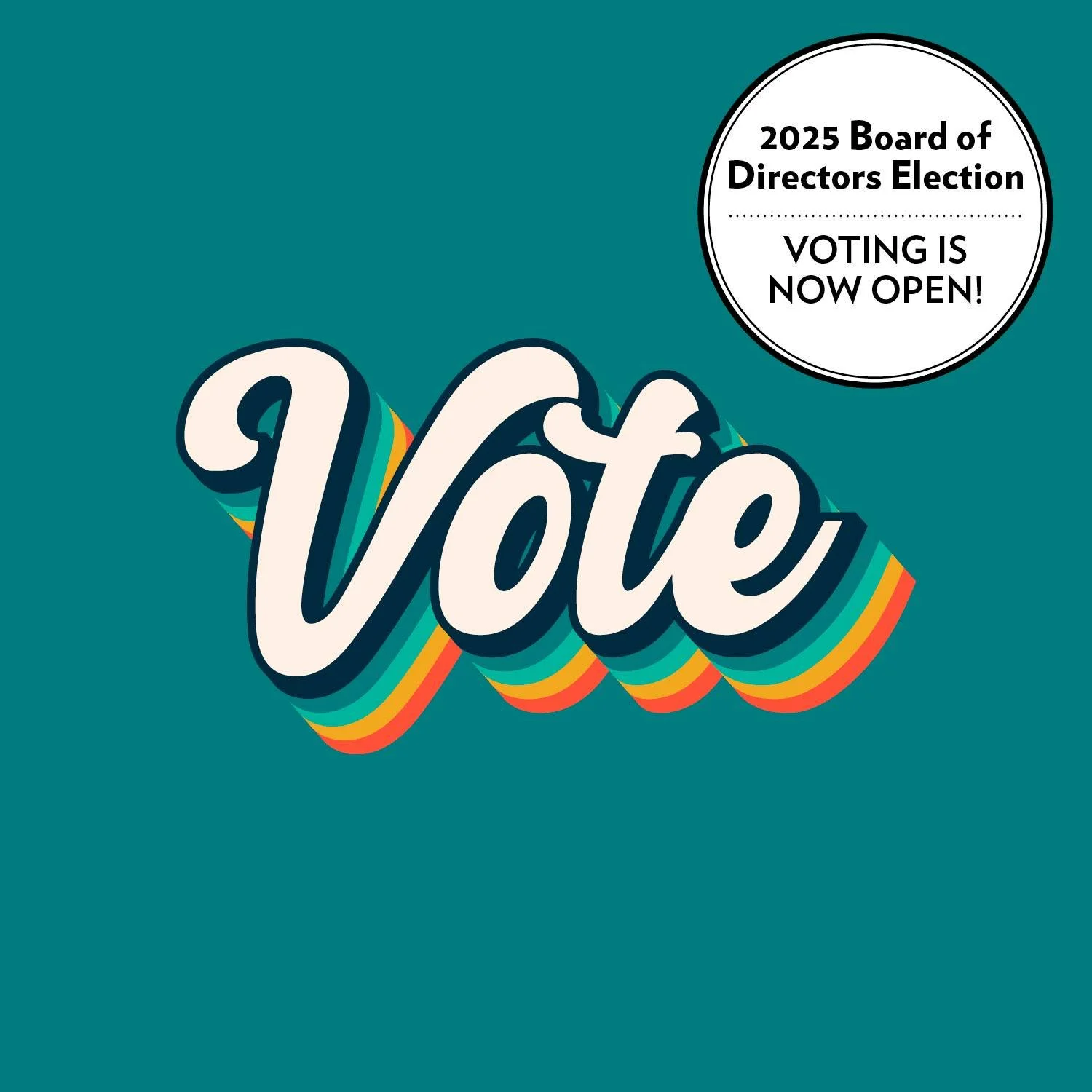 The 2025 Board Election has begun! 🚨 Voting is entirely online, running from Dec. 1 at 9 AM to Dec. 12 at 10 PM. Check your inbox for an email from @electionrunner.com. Learn more about the candidates and read their candidate statements by clicking 