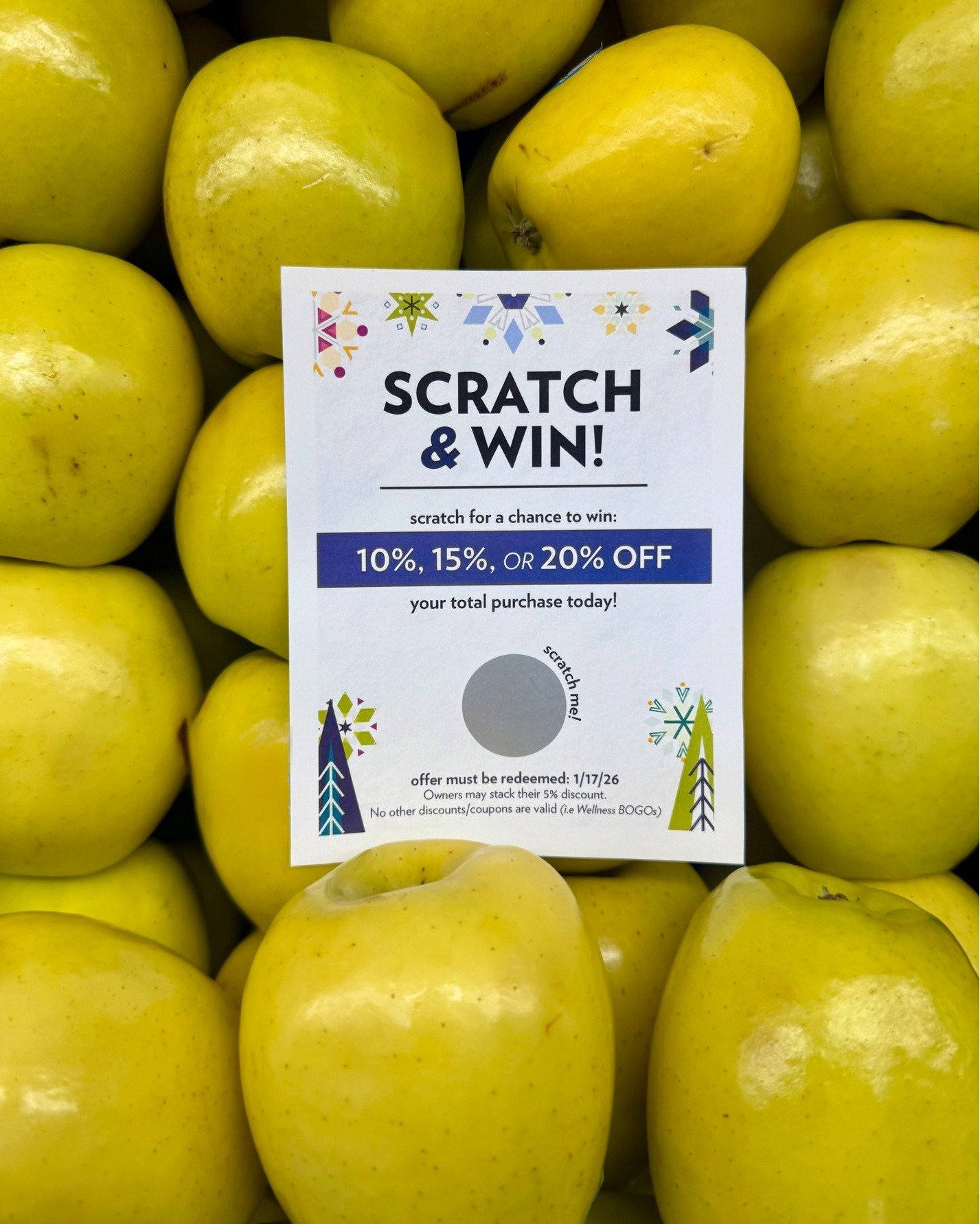 Your winter wellness glow-up starts tomorrow at the co-op!
Join us for our Winter Wellness Open House  and treat yourself to a day of feel-good finds:
✨ Scratch off &amp; save 10%, 15%, or 20% OFF your purchase 
✨ Meet our wellness vendors, sample pr