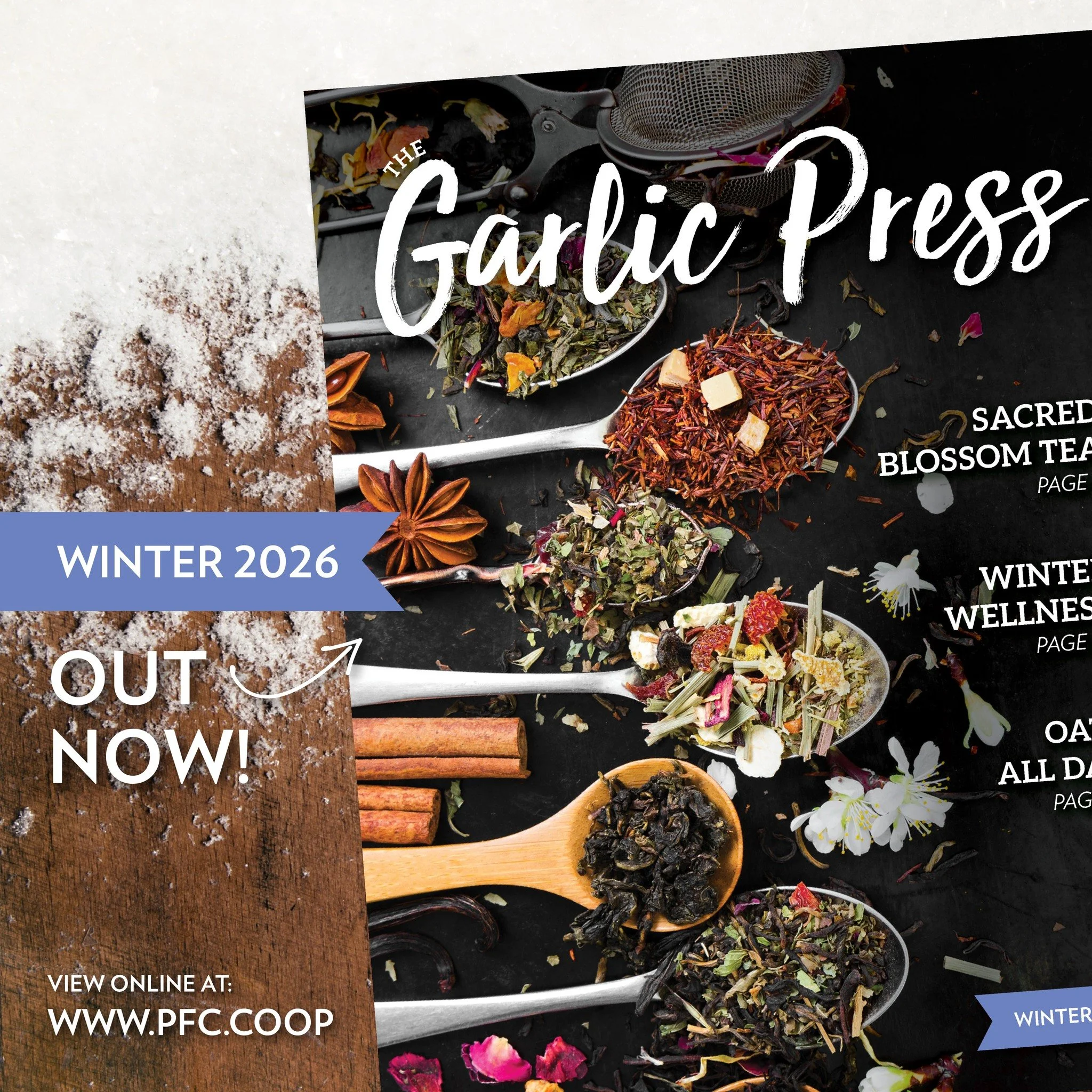 💗 Local love, bottled. We&rsquo;re spotlighting Komoni, a Minnesota-based self-care brand featured in our latest Garlic Press. Their thoughtfully made products are all about slowing down and showing yourself some care, just in time for Valentine&rsq