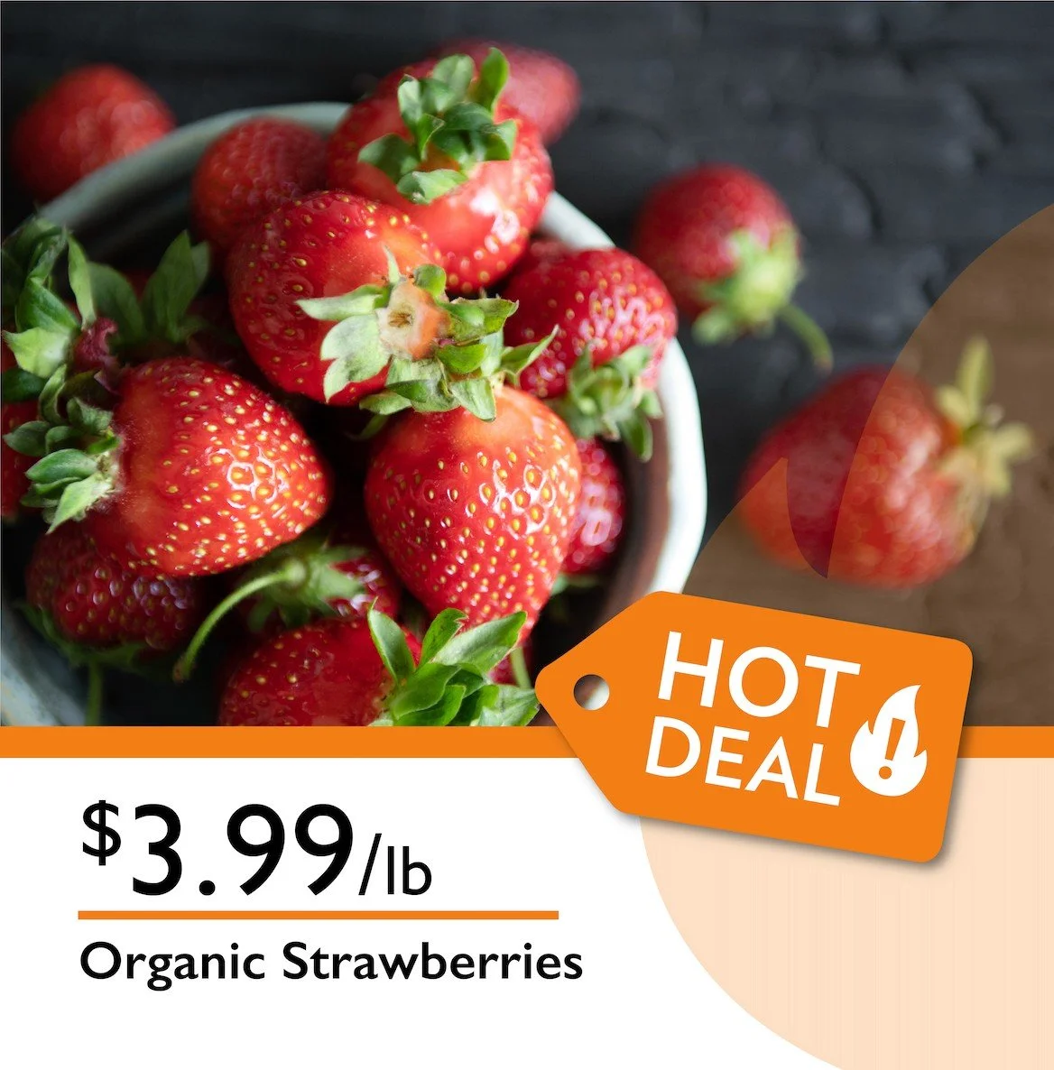 Organic Strawberries for $3.99 🍓🌿
Juicy, vibrant, and naturally sweet, these berries bring a burst of freshness to anything you make (or just enjoy straight from the carton). Swing by and grab yours before they&rsquo;re gone!