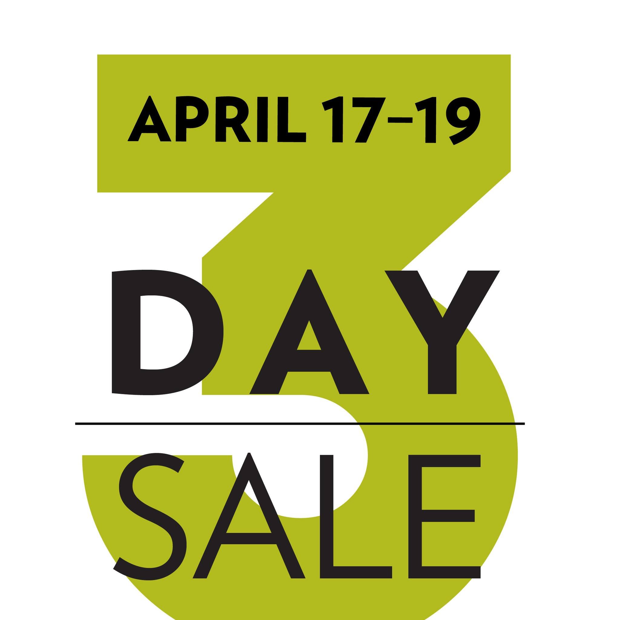 Save big at the Three Day Sale at the Co-op!
Stock up on organic produce, Co-op's Own &trade;  bakery favorites, and so much more, all at prices you&rsquo;ll love. But hurry&hellip; these deals are only here this weekend!

Don&rsquo;t miss out, check
