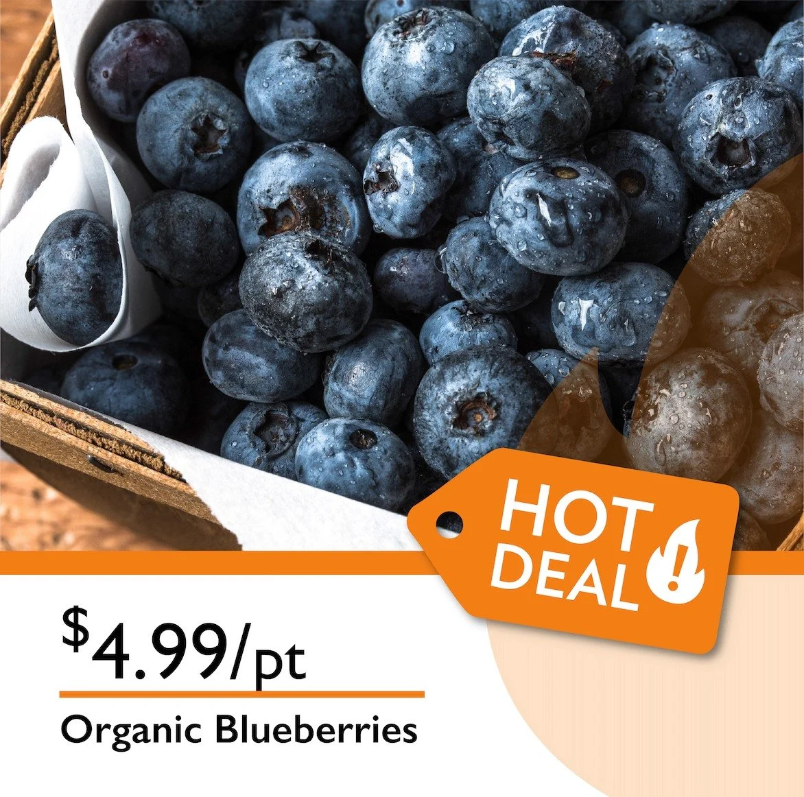 Organic Blueberries &ndash;$4.99 🫐✨
Sweet, plump, and bursting with fresh flavor. Packed with antioxidants, naturally delicious and ready to enjoy! Grab yours before they're gone June 16th!