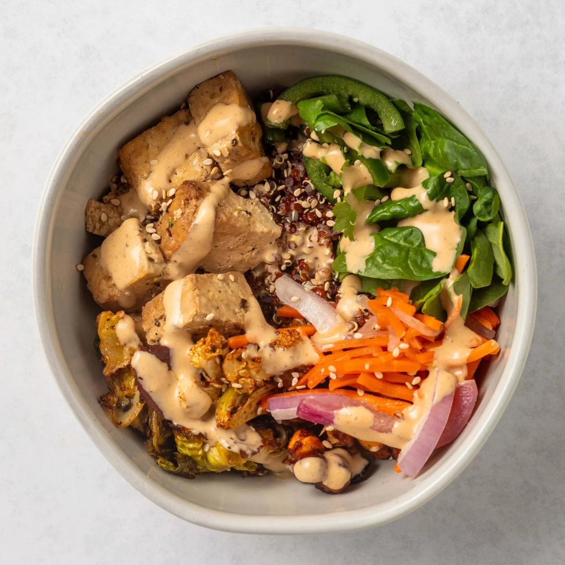 Herbed Tofu Bowl