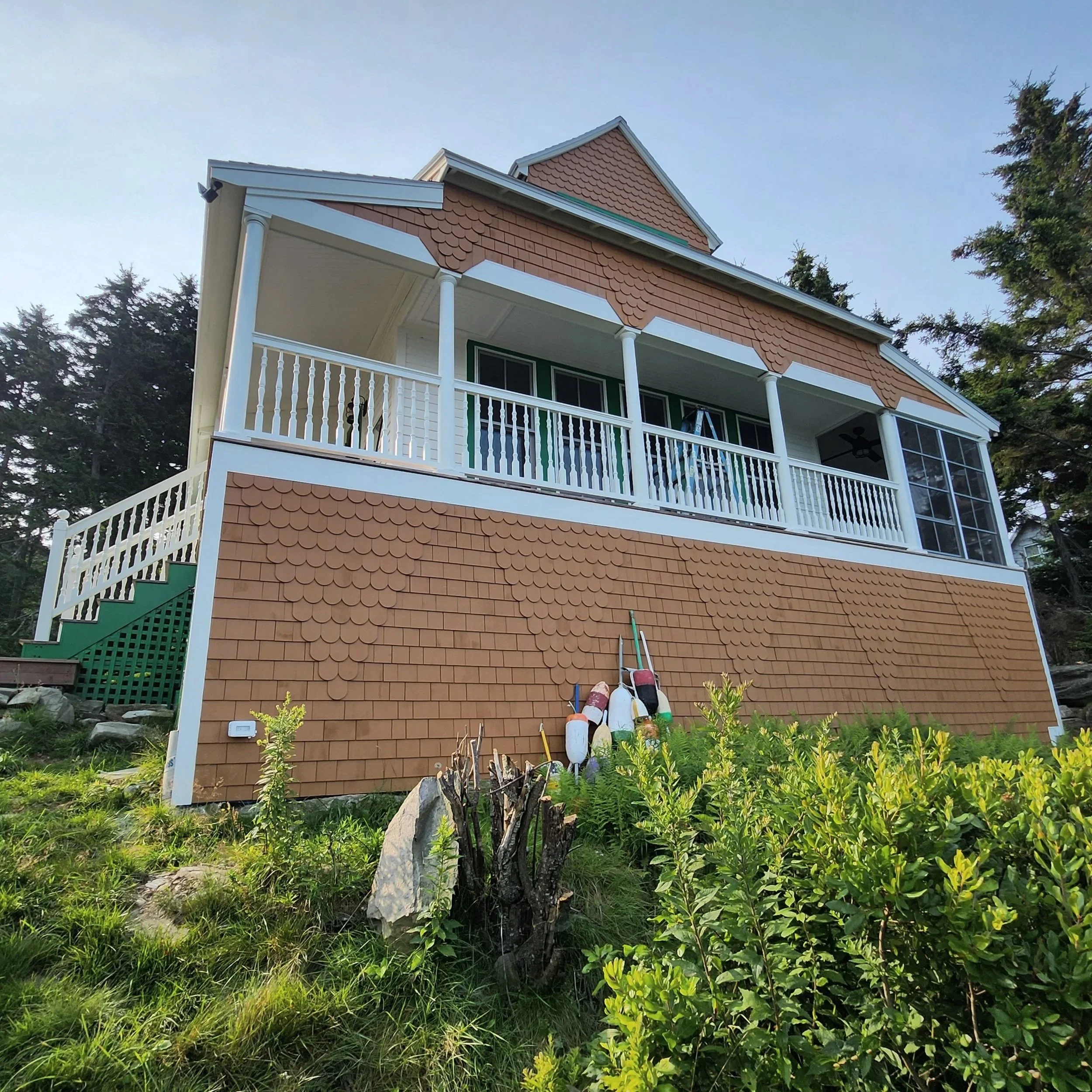 cliff island cottage . recently completed