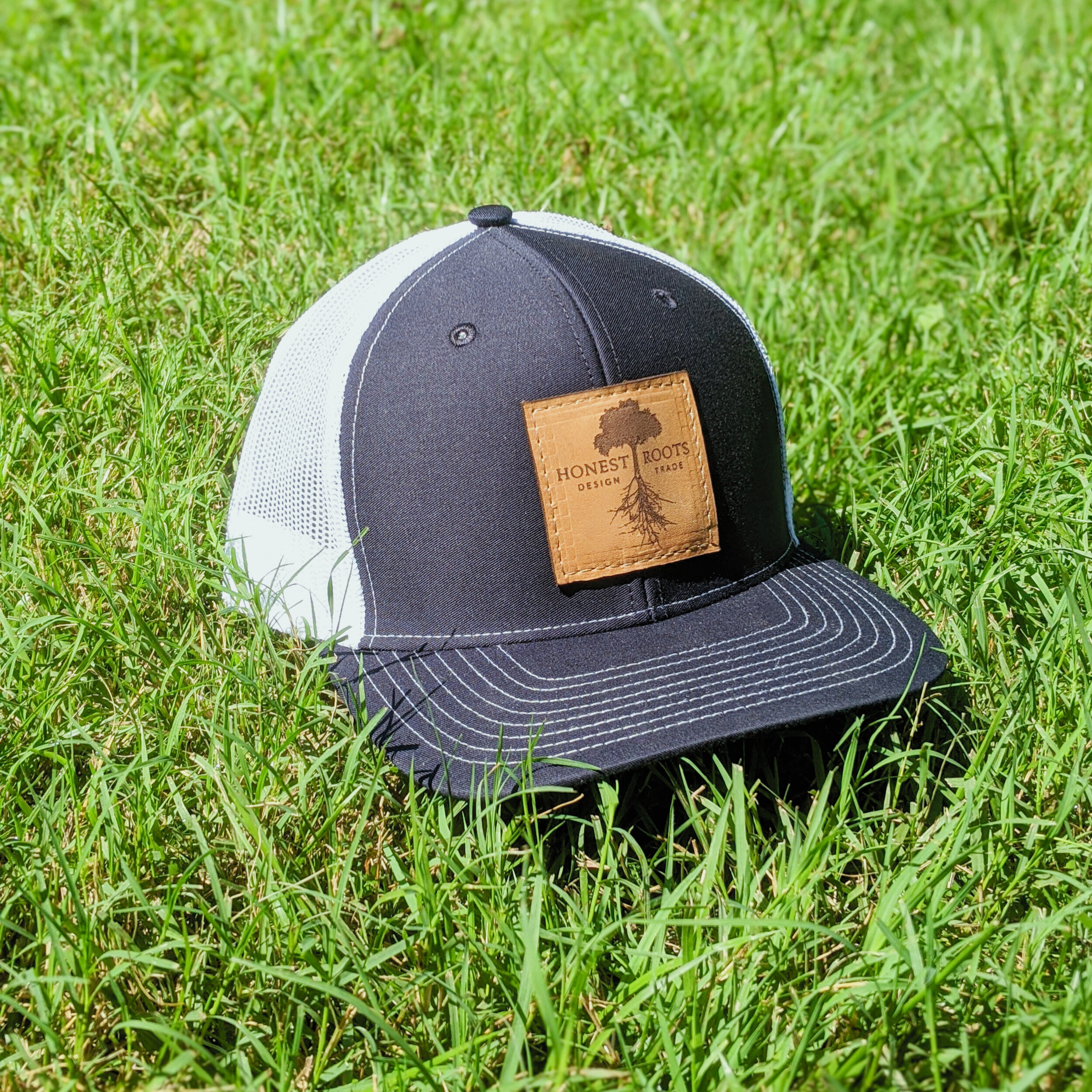Honest Roots Branded Leather Hat
