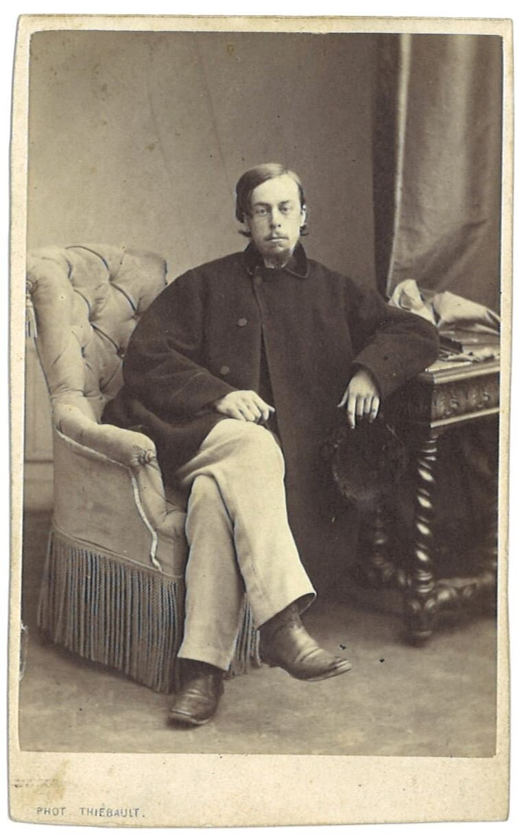 Joseph Battell by photographer Thiebault, c. 1860