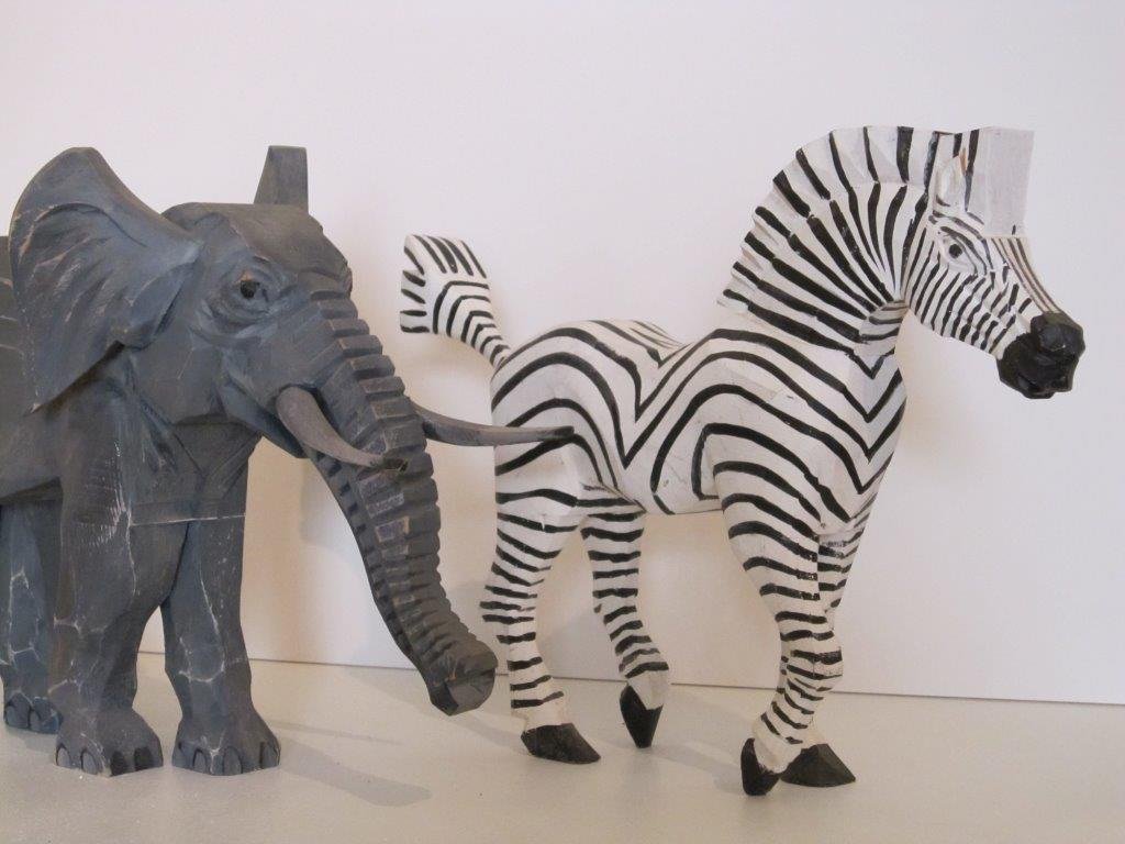 Elephant and Zebra, Bill Holway.jpg
