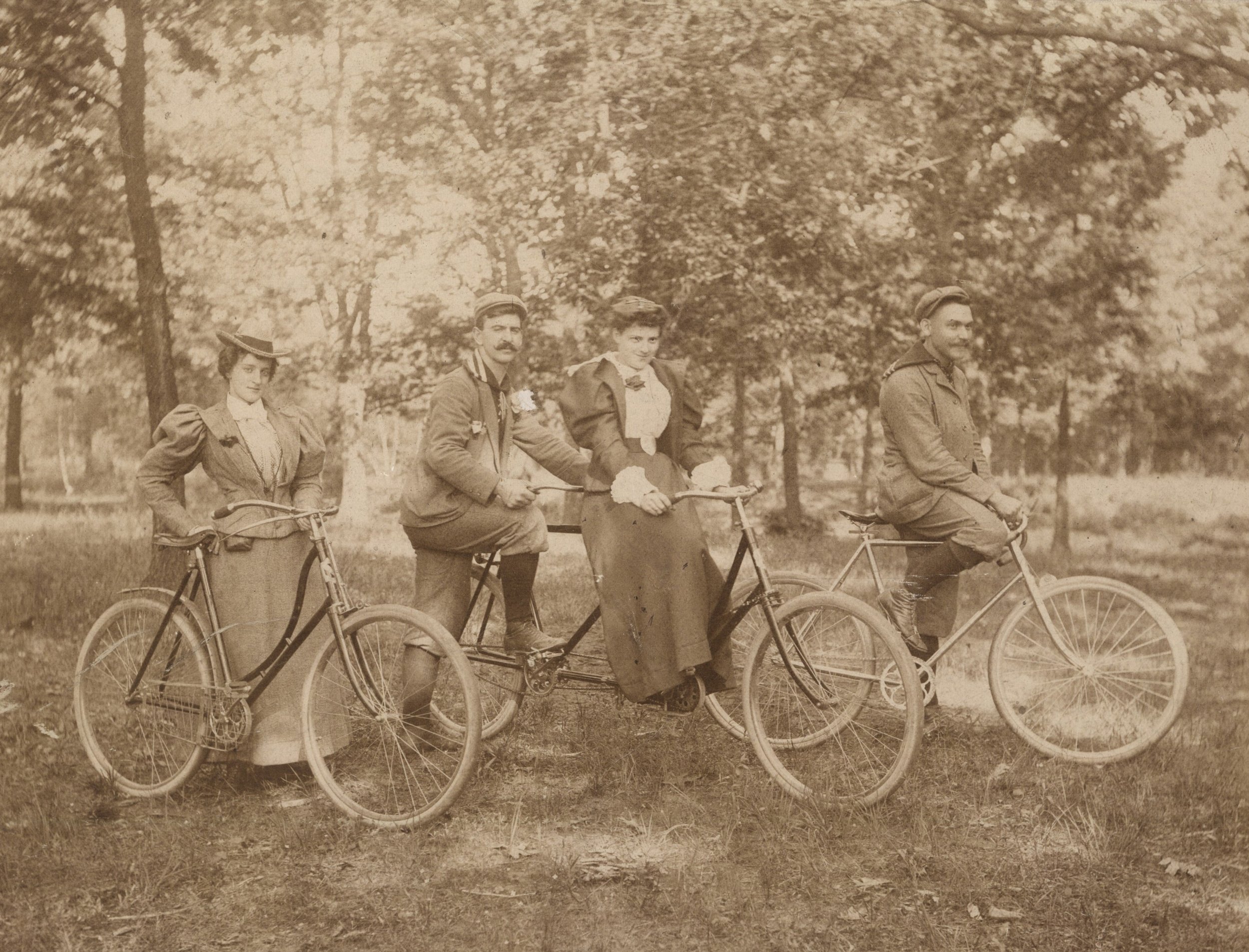 Touring group two safeties and a tandem