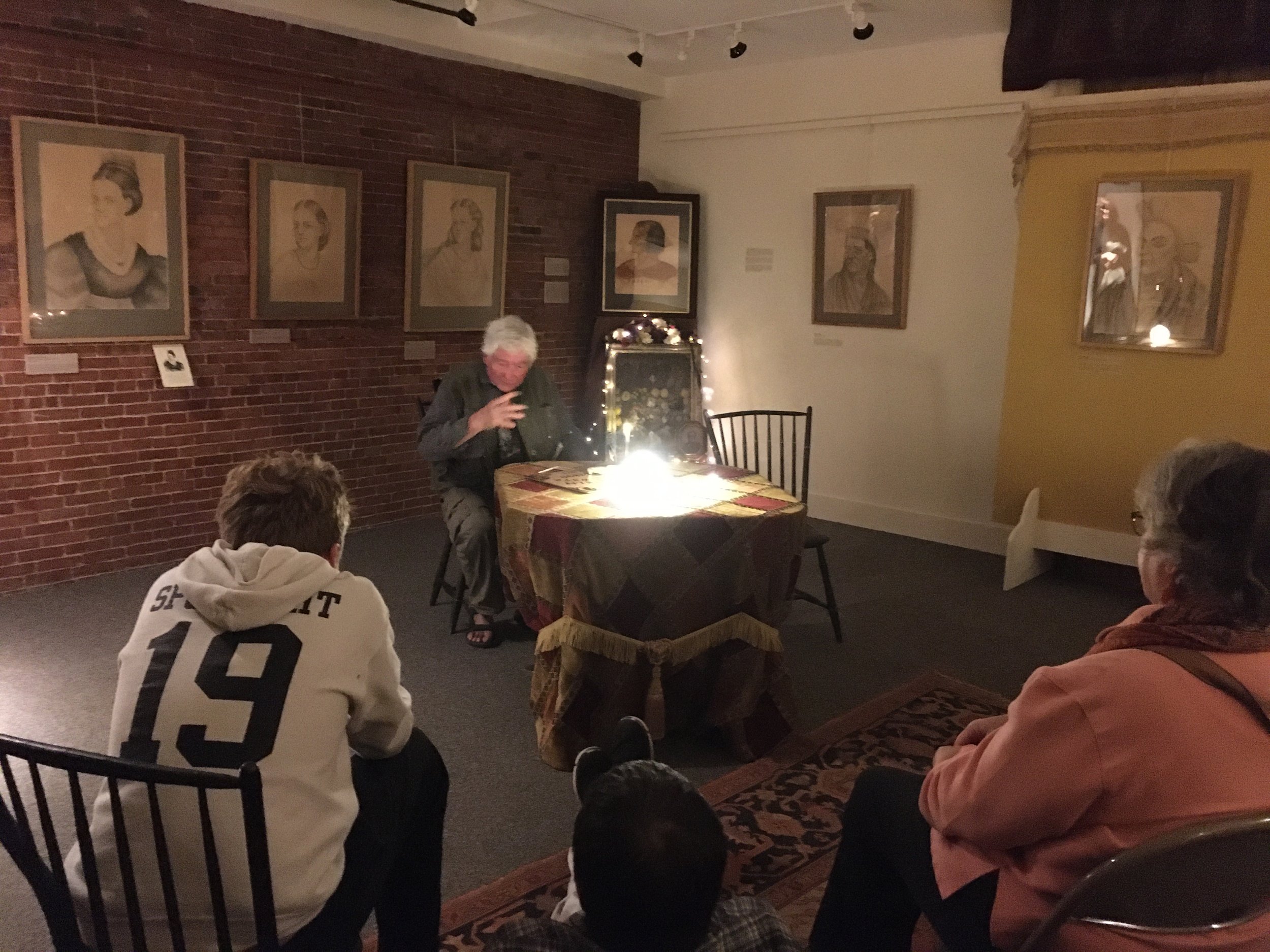 Ghost story telling - Spooky Night at the Museum - 2019