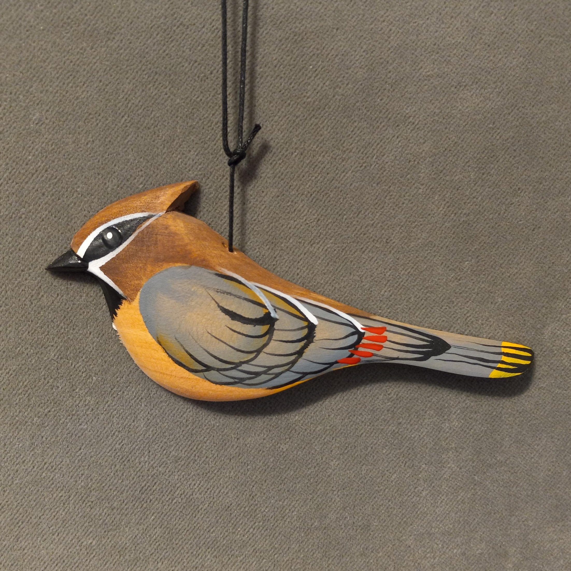 Cedar Waxwing Ornament
