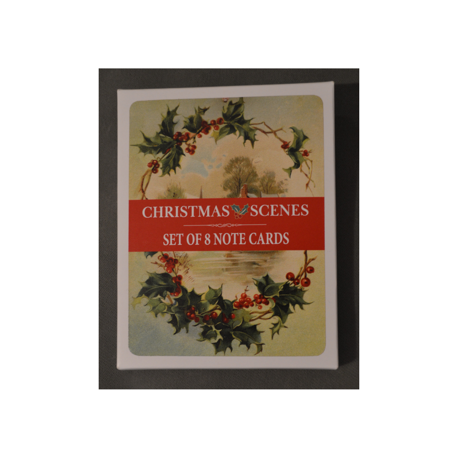 Nostalgic Christmas Scenes - Set of 8 Notecards
