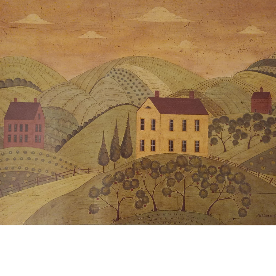 Warren Kimble signed print