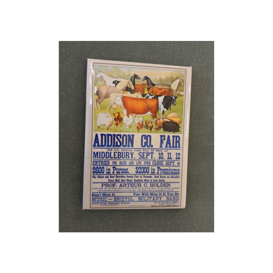 Magnet - Fifty Seventh Addison County Fair Poster, 1901
