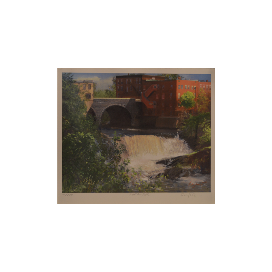 Middlebury Falls - Limited Edition Print by Doug Lazarus