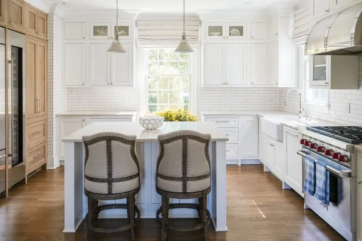The Lee Avenue Project

A kitchen that makes spring feel *just* a little bit closer 🌼

Cabinet Line: @yorktownecabinetry 
Door Style: Corsica 
Wood Species: Maple
Finish: White Icing

Island &amp; Refrigerator Wall

Wood Species: Quartersawn Oak
Fin