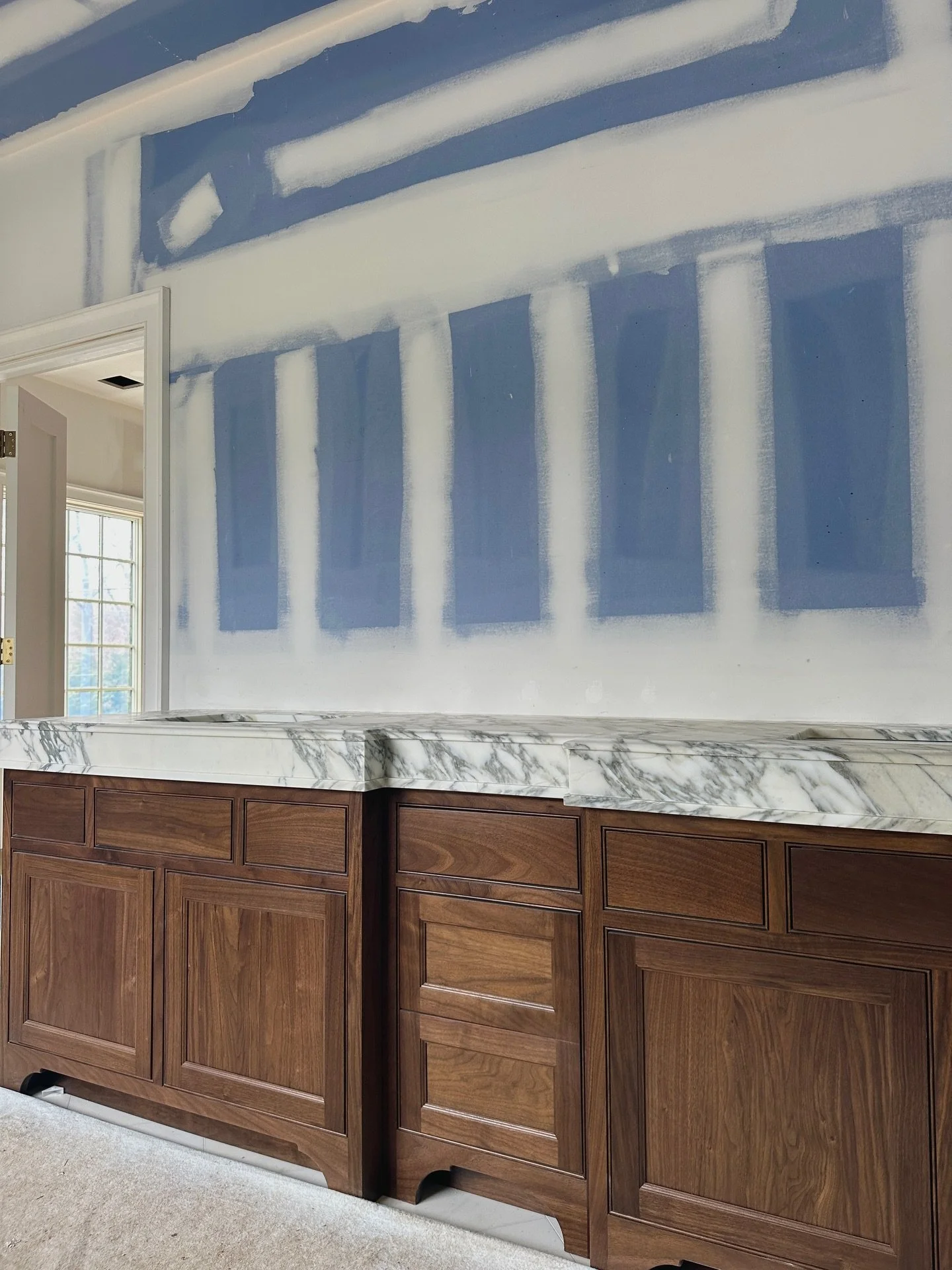 In the &lsquo;works&rsquo;! Time to get your maps at the ready, because we&rsquo;ve been busy working on projects all across the Island:

Master Bathroom vanity in St. James.

Classic white kitchen nearing completion in Babylon Village.

A beautiful 