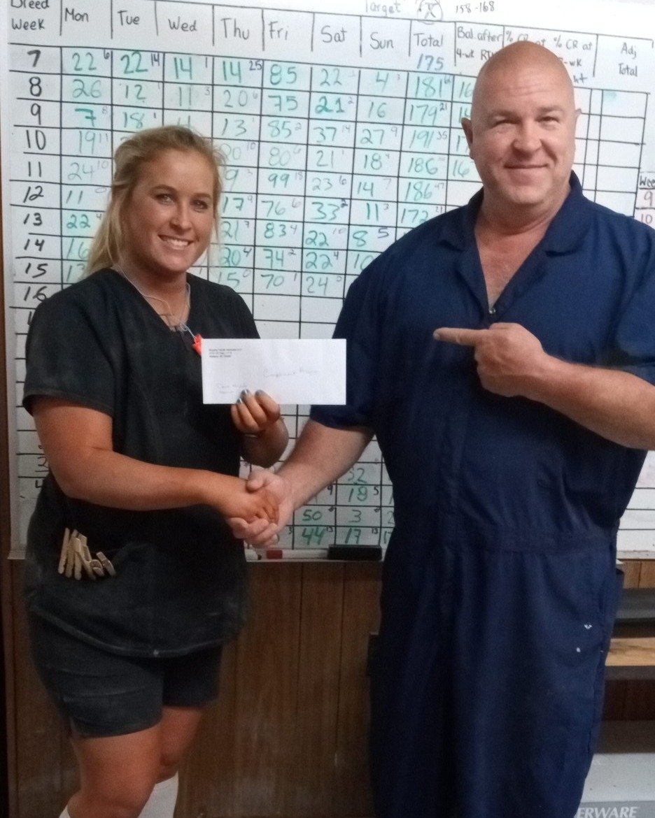 Congratulations to Production Manager Dave Majeski and Stantonsburg Manager Hannah Jones on winning the compliment box for April! Don't forget to submit your compliment for your chance to win this month. You can check out all of March's submissions i