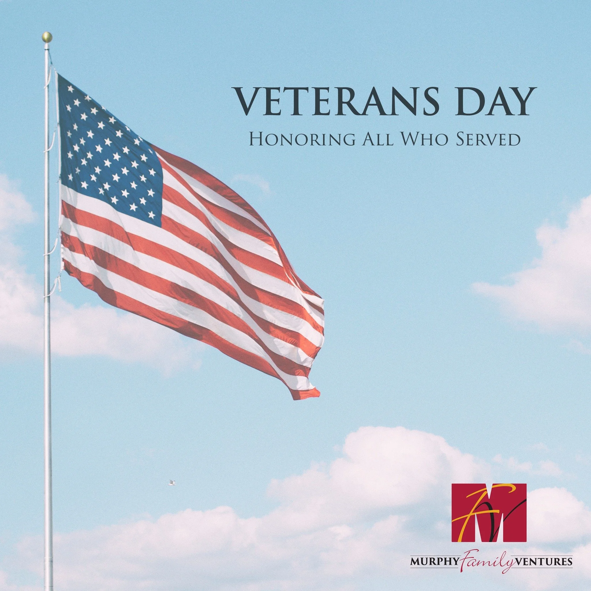 Today, we pause to honor and remember the courageous men and women who have served our country. Thank you for your dedication and sacrifice!

 #VeteransDay #ThankYouVeterans #HonoringOurHeroes #gratefulnation