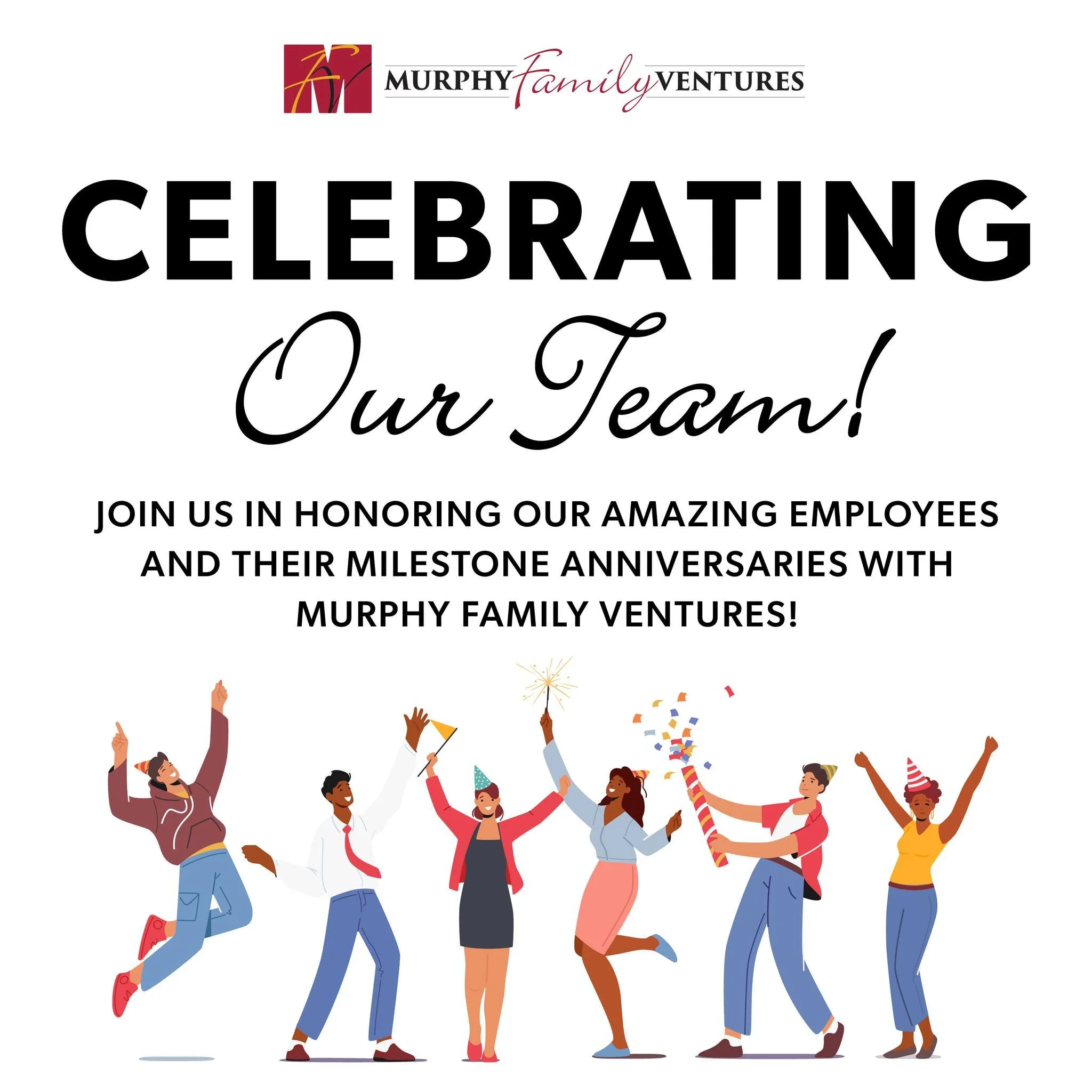 Happy anniversary to all of our employees celebrating a work anniversary this August! 🎉

🌟 30 YEARS 🌟
Charles D. Hulbert - MFV Administration
David C. Majeski - MFF Sow Production

🌟 10 YEARS 🌟
Bradley R. Ashley - Edenton Boatworks LLC
Clayton E