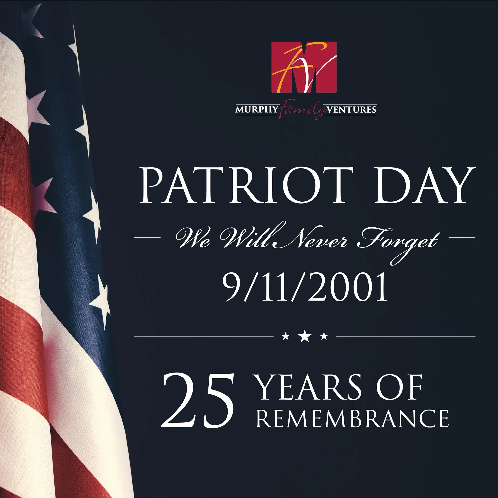 September 11 is a day to remember the lives lost and honor those whose courage and selflessness defined that day and its aftermath.

We recognize the first responders, service members, and others who answered the call to help, while holding deep resp