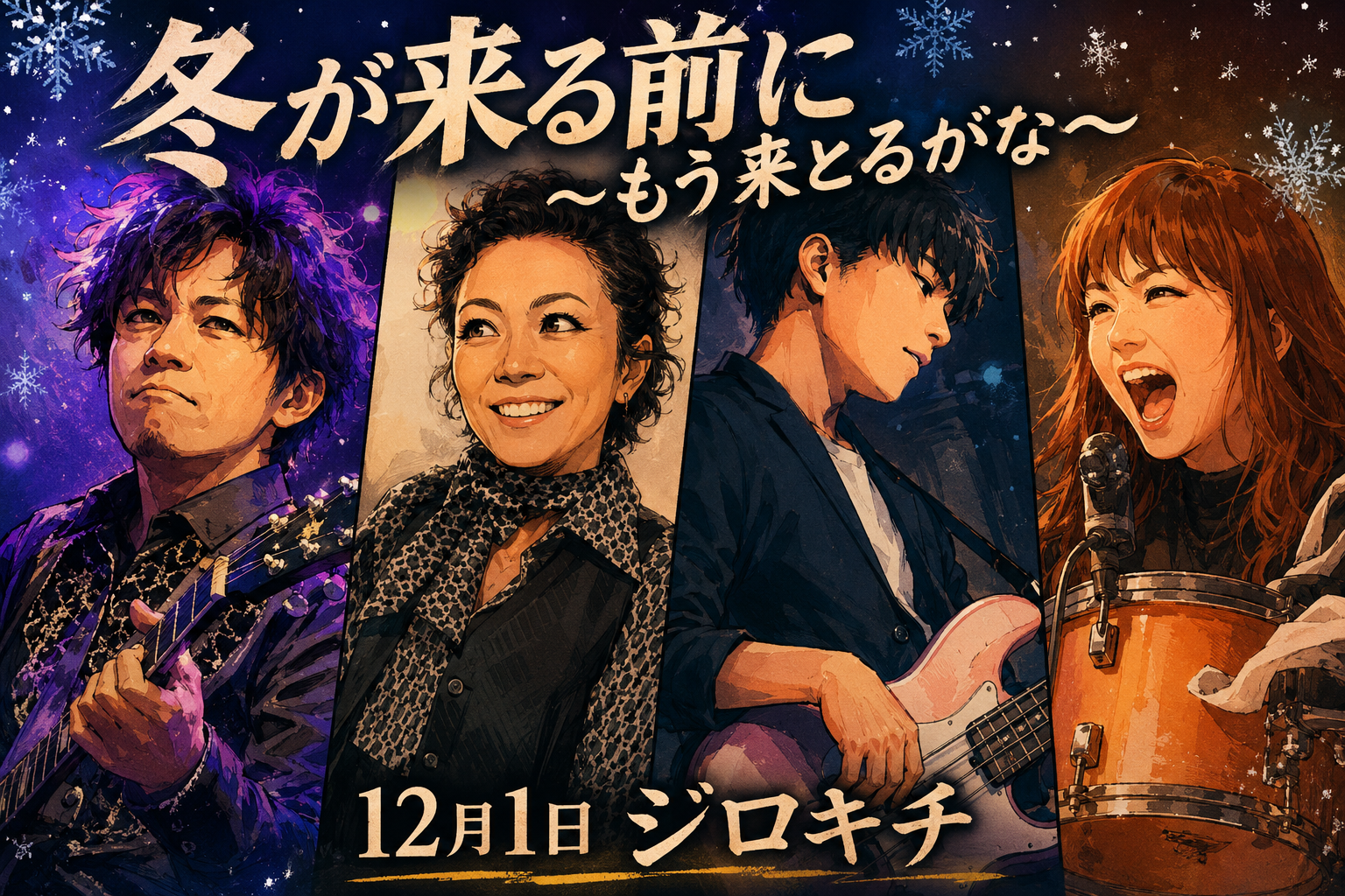 12/1(火) 「冬が来る前に〜もう来とるがな〜」高円寺ジロキチ
