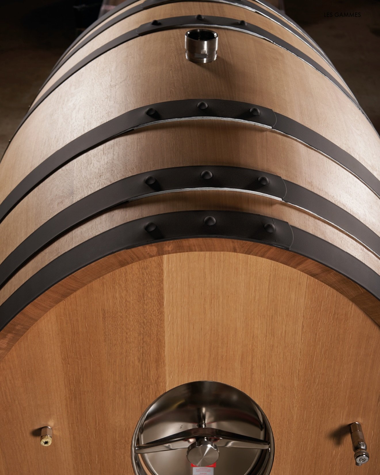 Grandeur and precision. A foudre designed for long aging and gentle exchanges &mdash; crafted with the same passion we pour into every detail. Every curve is a promise.