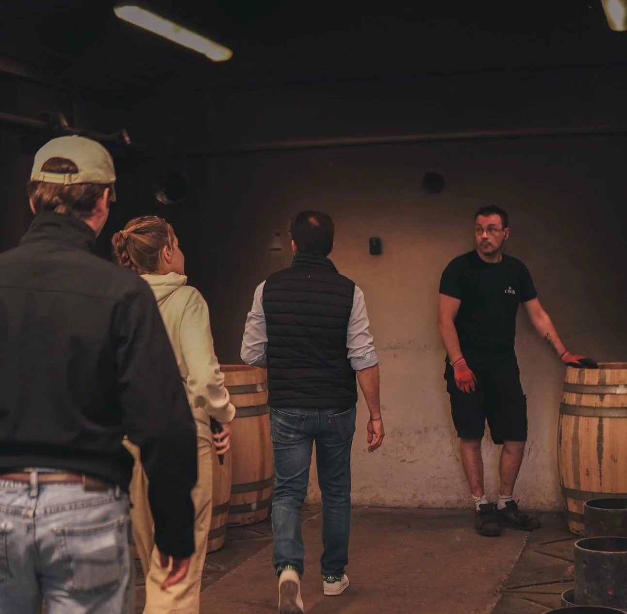 Welcoming the team from Domaine Rose &amp; Bear to our cooperage.

From forest to cellar, sharing perspectives on oak, vessels and how they can quietly support the character of English still and sparkling wines.

We value opening the doors of our coo