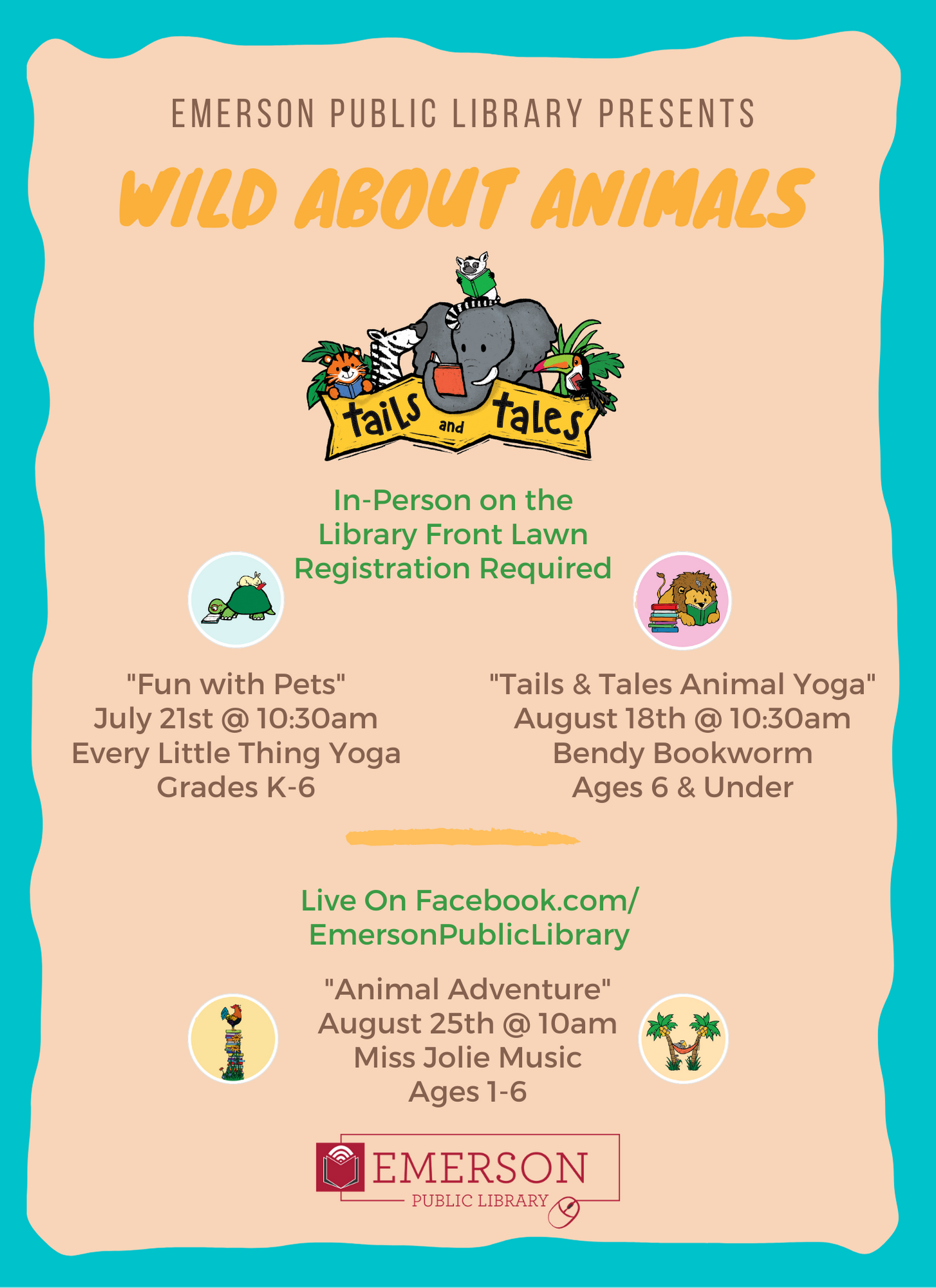 Every Little Thing Yoga: Fun with Pets Yoga!, Outdoors - Grades K-6 —  Emerson Public Library of Bergen County