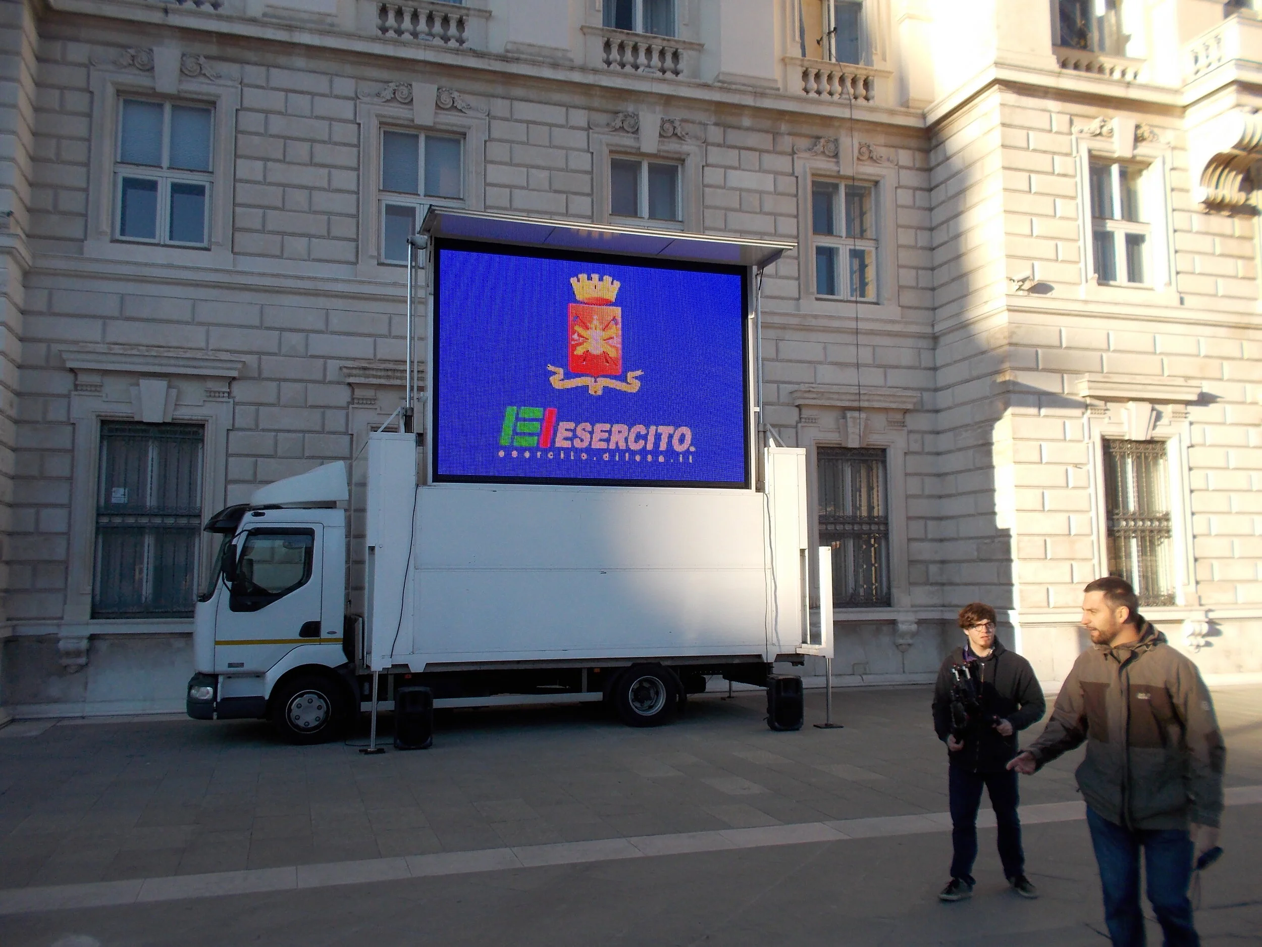 Ledwall Outoor Piazza Unità Trieste