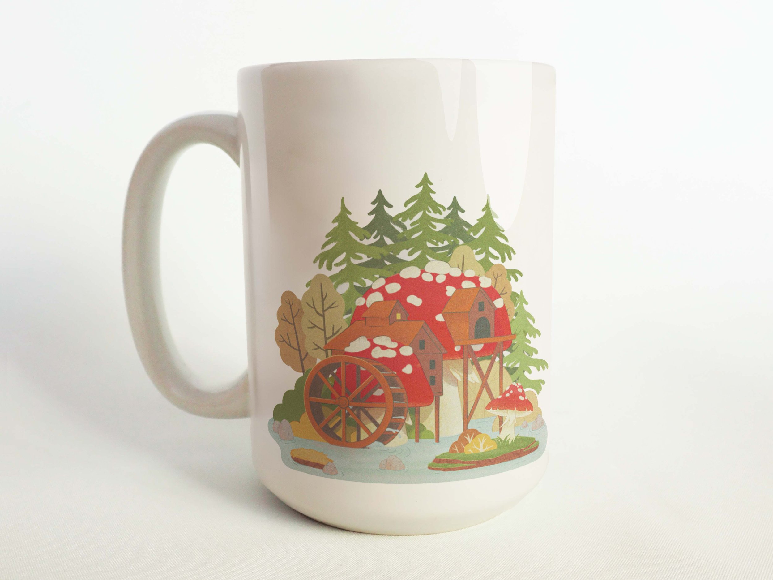 Fly agaric mushroom Mill - 15oz Mug