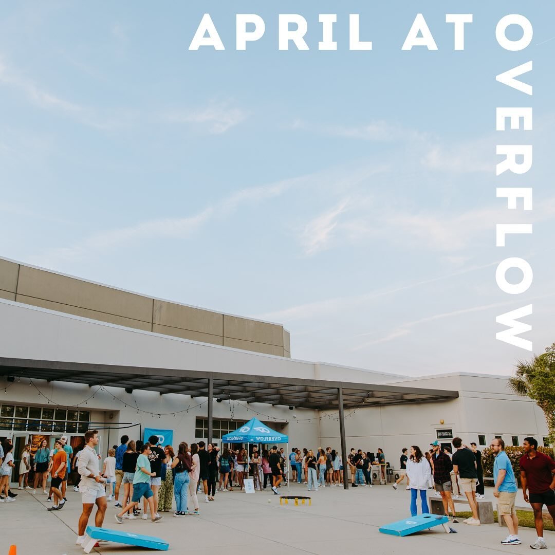 🎉We have so many fun things coming up as we wrap up this semester at Overflow!! 

📅Save this calendar so you don&rsquo;t miss a thing!!